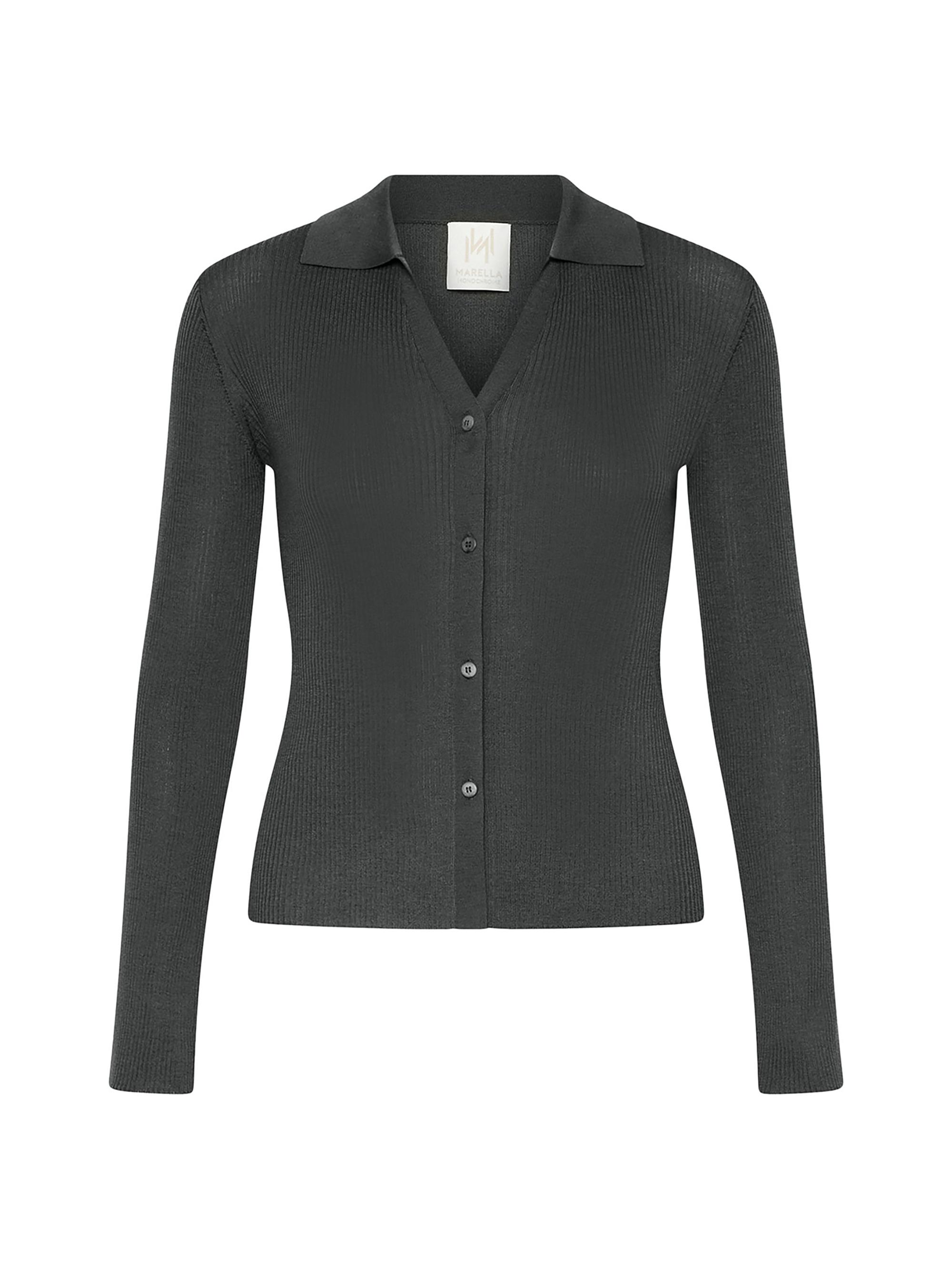 Marella Women's Ultra Light Wool Cardigan - Olive