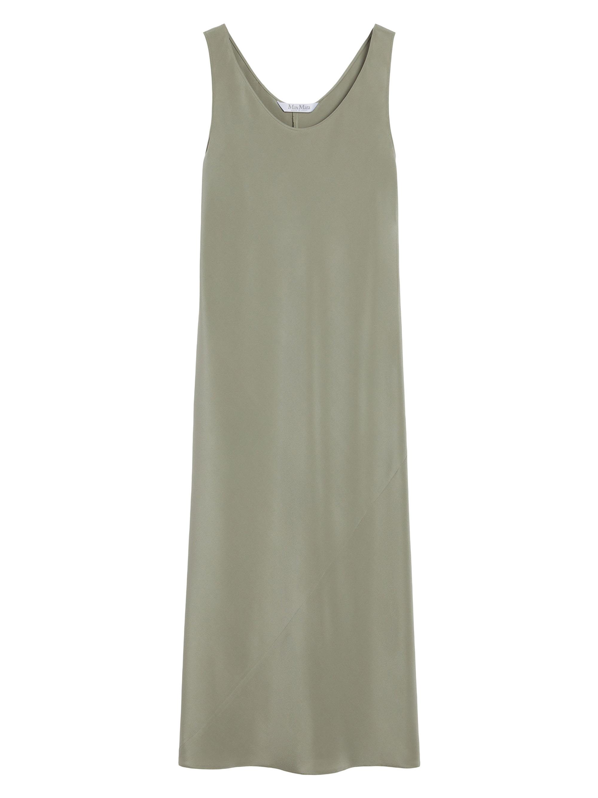 Max Mara Women's Crepe De Chine Dress - Sage Green