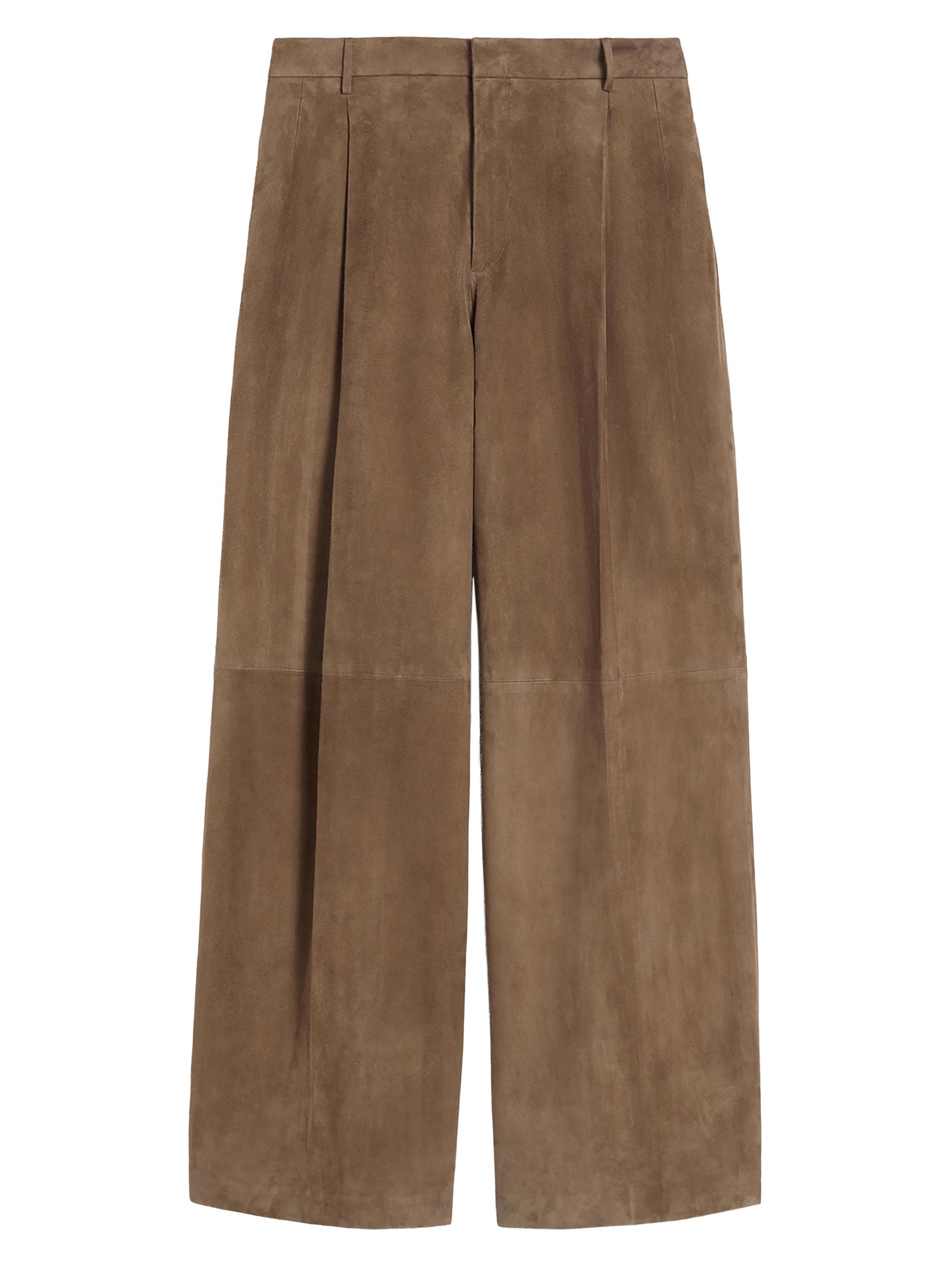 Max Mara Women's Suede Trousers - Brown