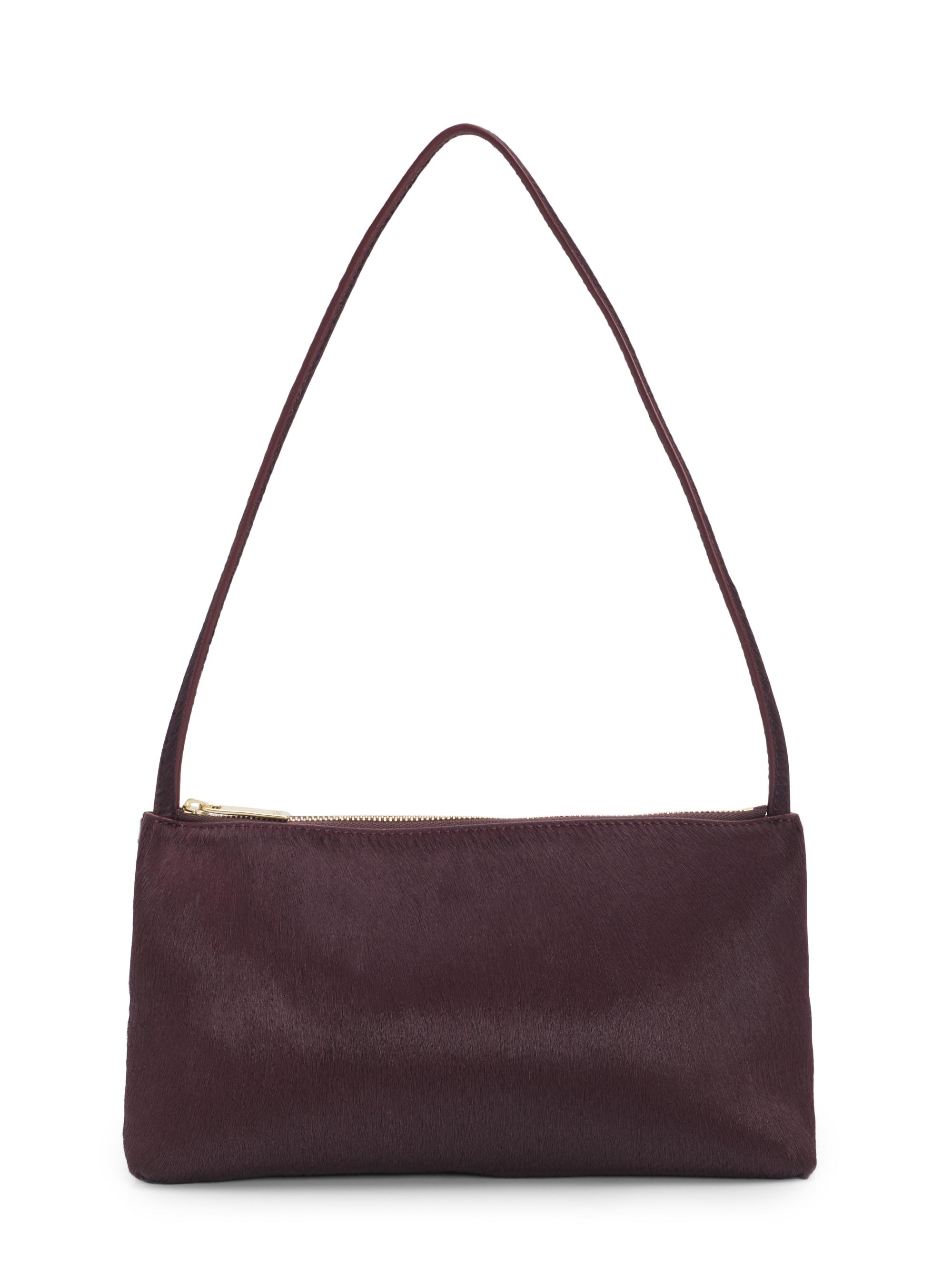 Mansur Gavriel Women's Gaia Calf Hair Shoulder Bag - Plum