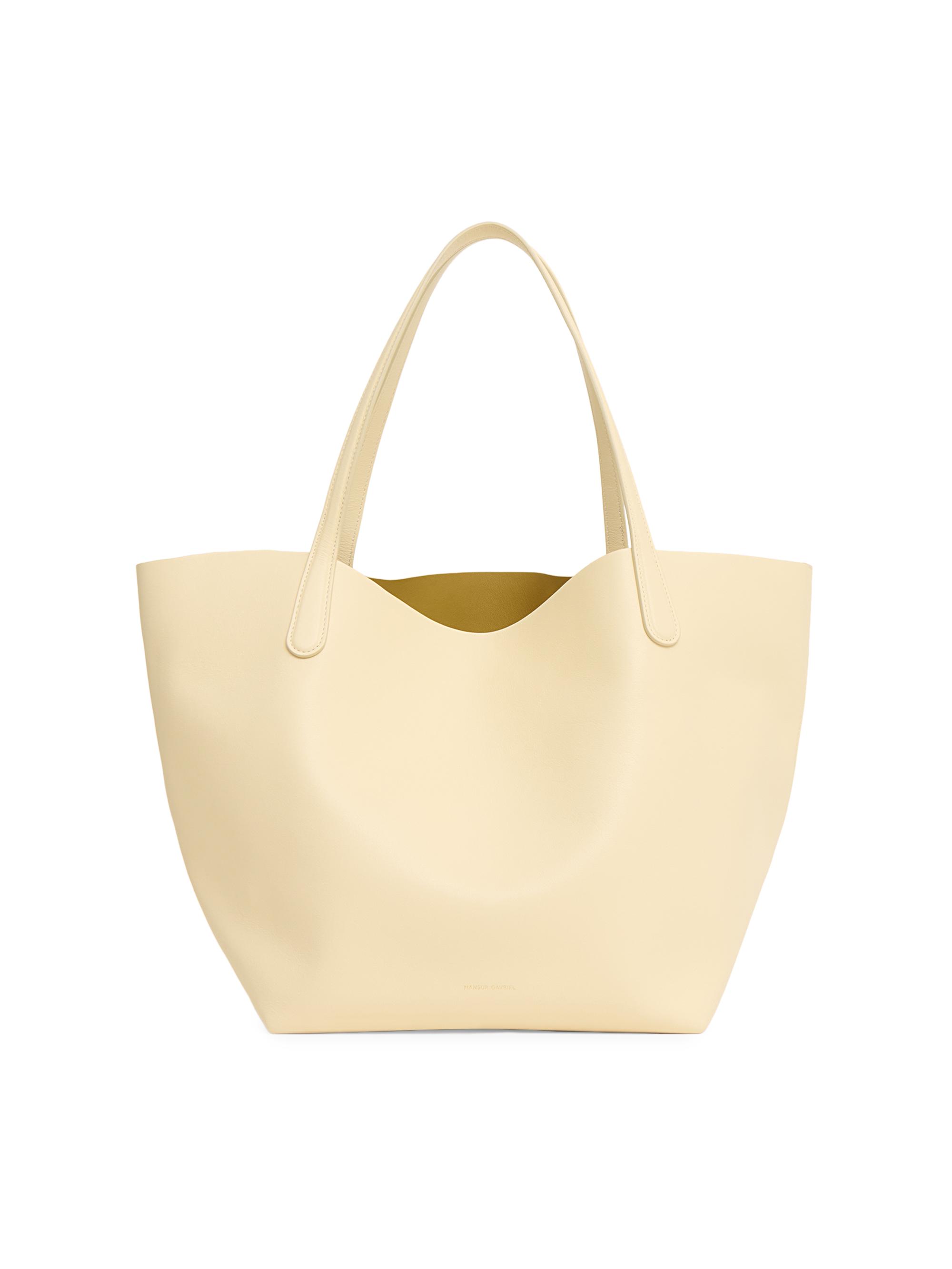 Mansur Gavriel Women's Everyday Leather Tote Bag - Crema Paglia