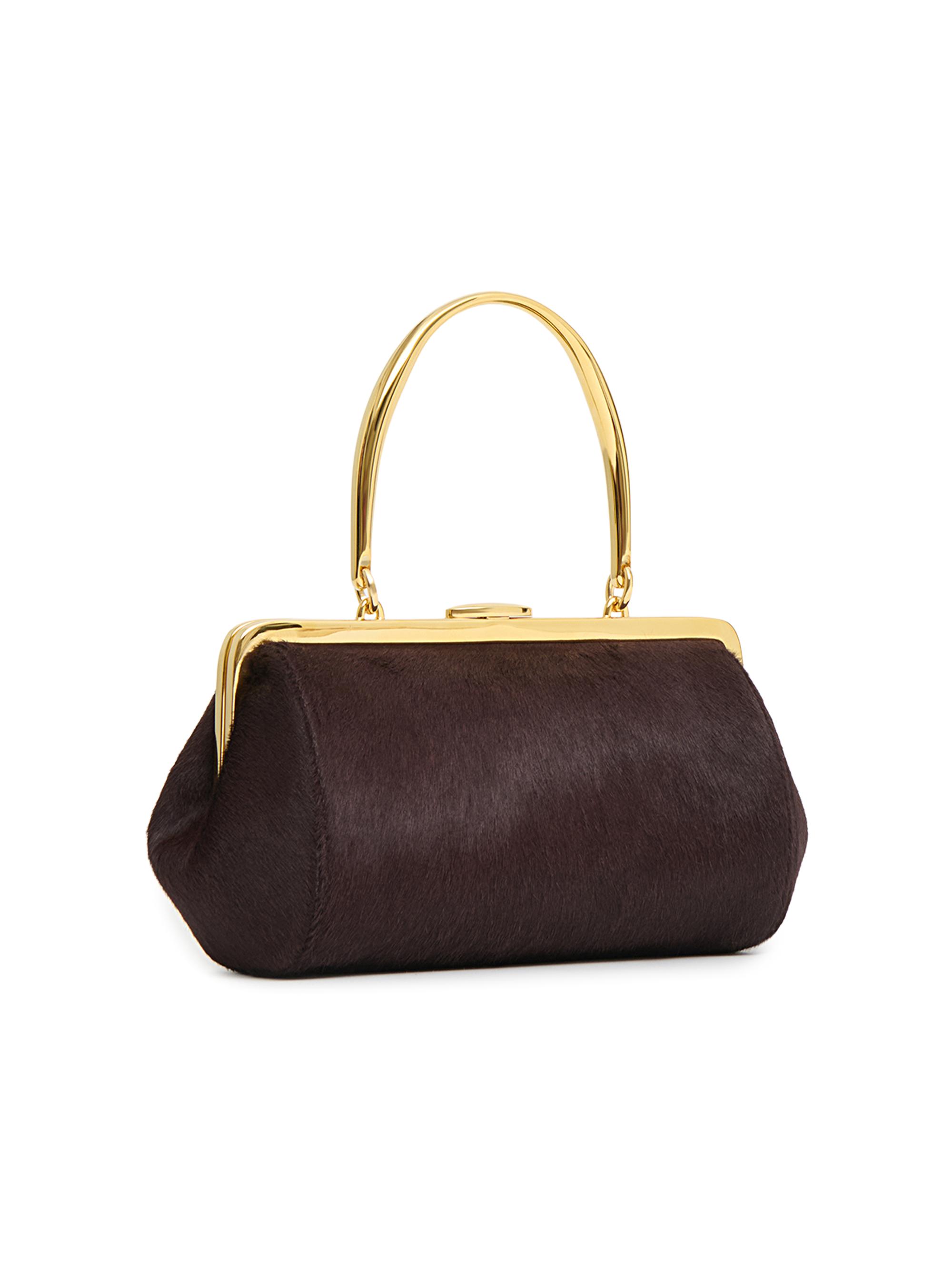 Mansur Gavriel Pina Calf Hair Top Handle Bag | Saks Fifth Avenue