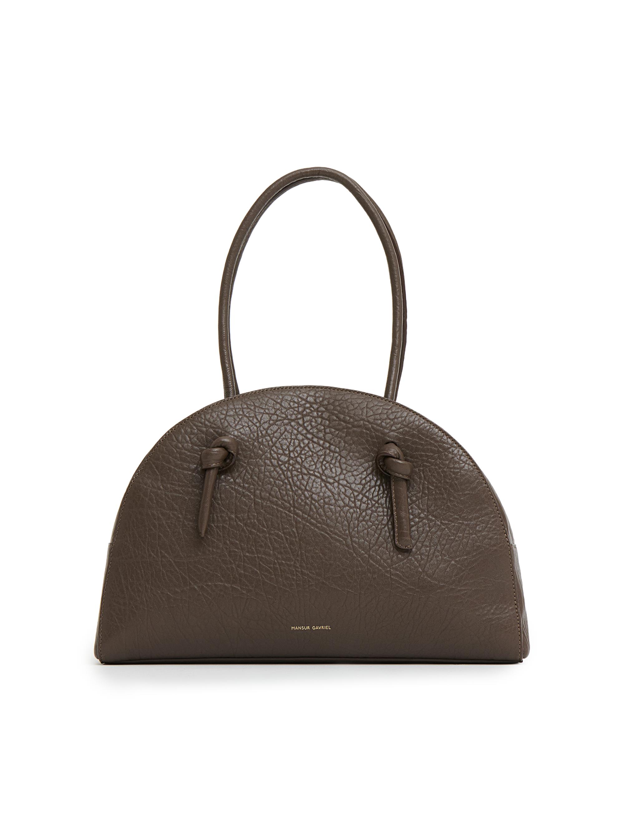 Mansur Gavriel Women's Fortuna Leather Bowler - Ebony