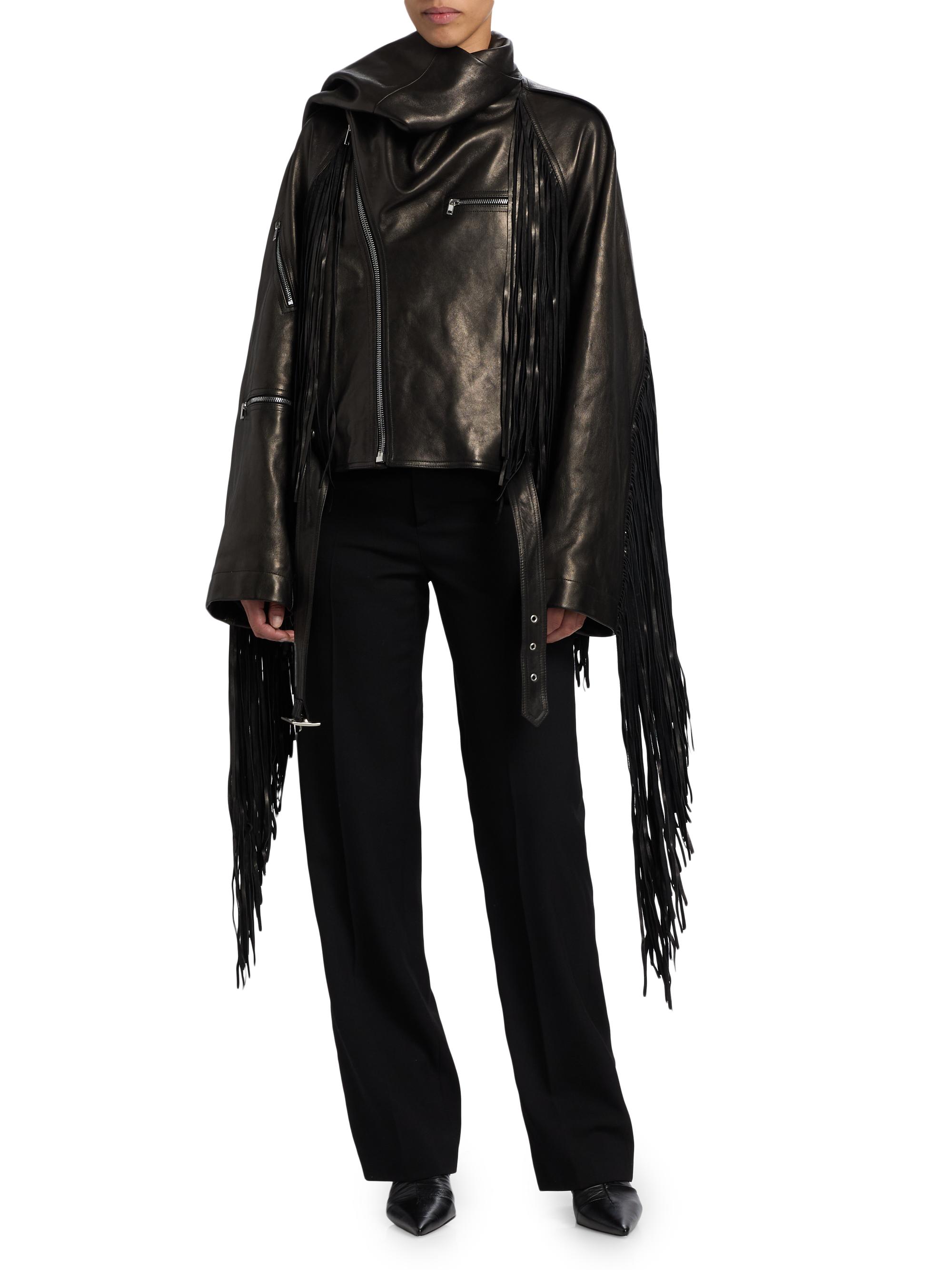 Rick Owens RICK'S JKT レザージャケット RICK OWENS - 2009 Calf leather jacket with sleeve and shoulder