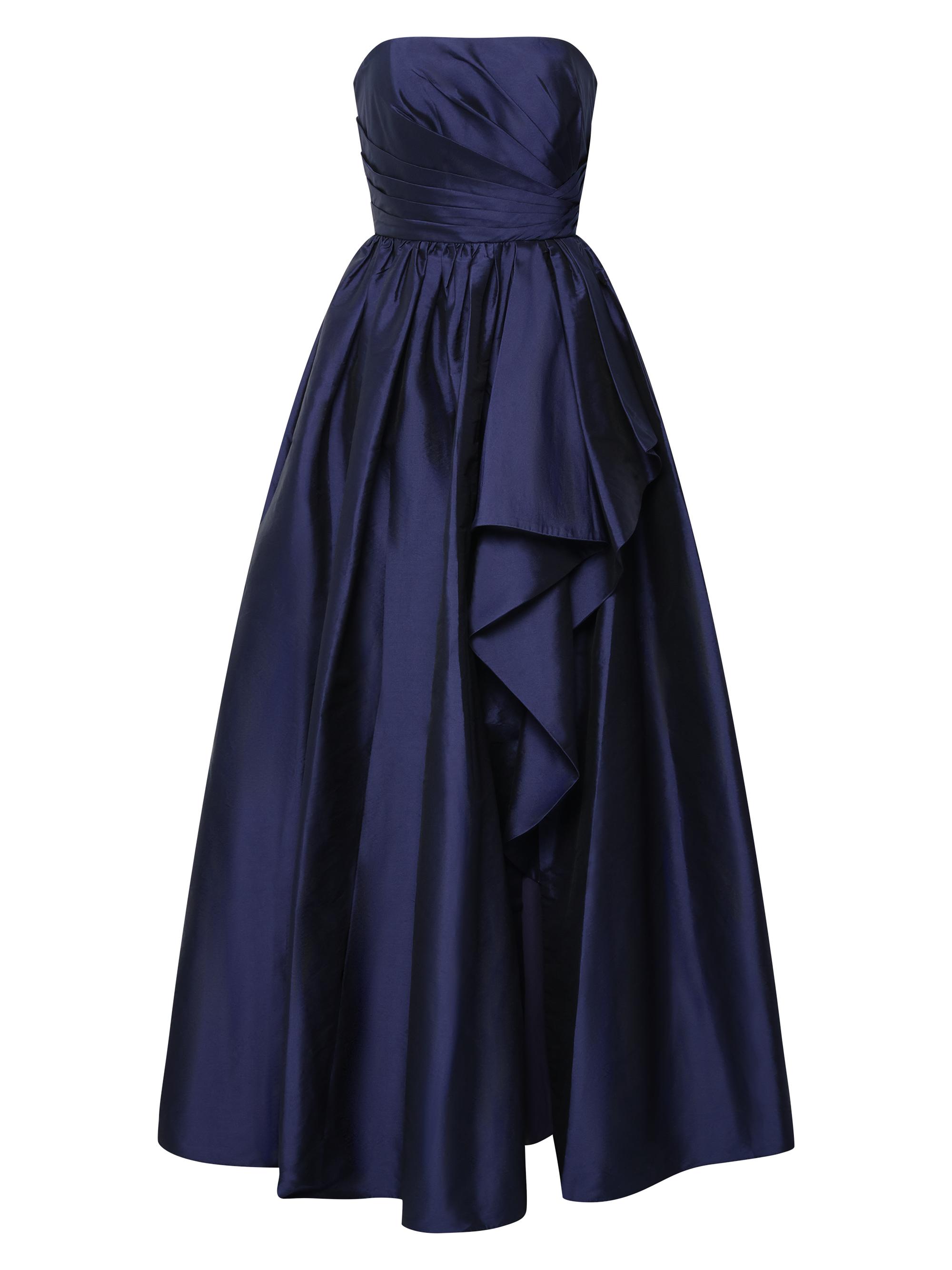 Esmerina Taffeta Strapless Gown
