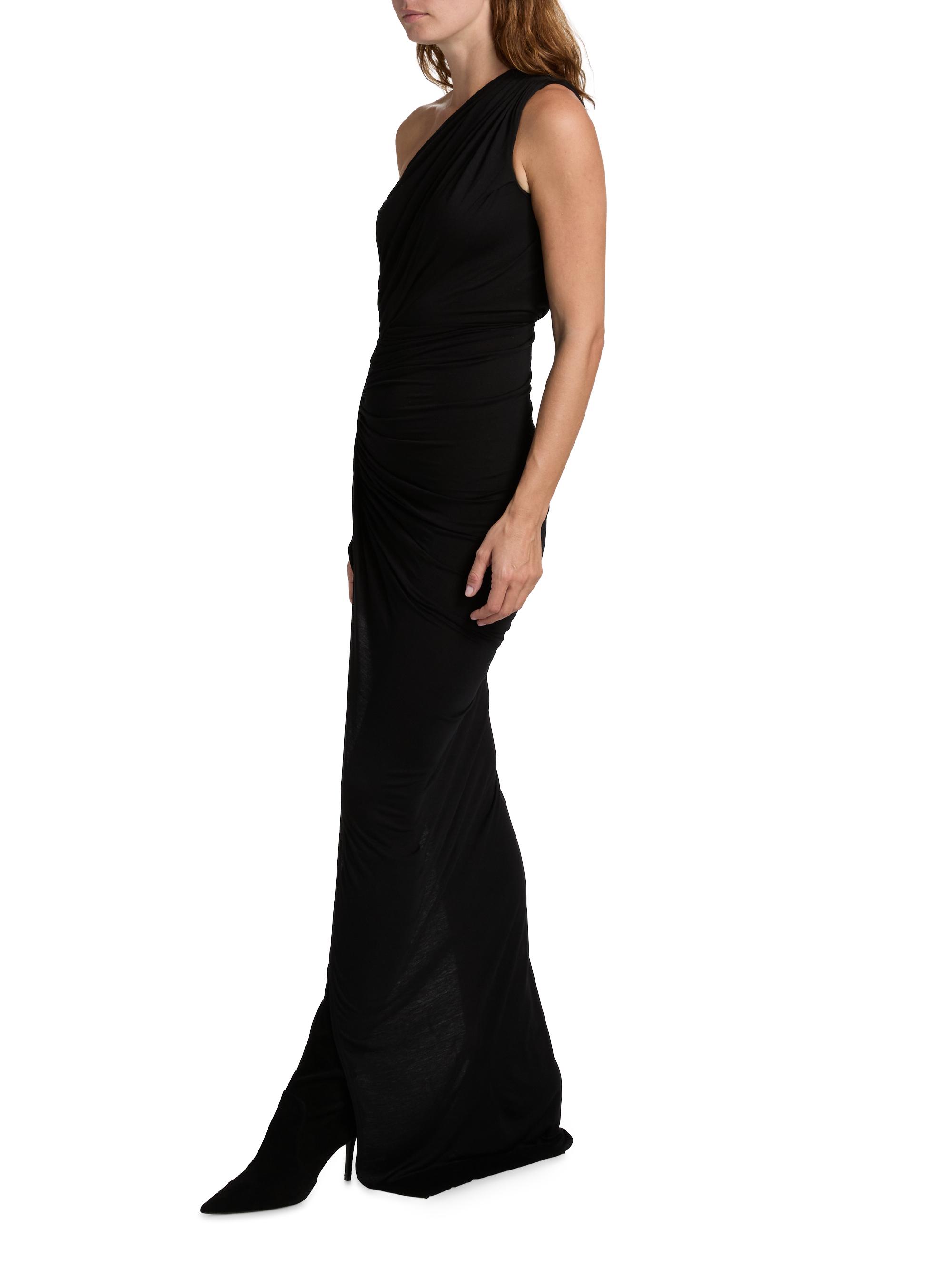 Rick Owens Avra Draped Crepe Jersey One-Shoulder Gown | Saks Fifth