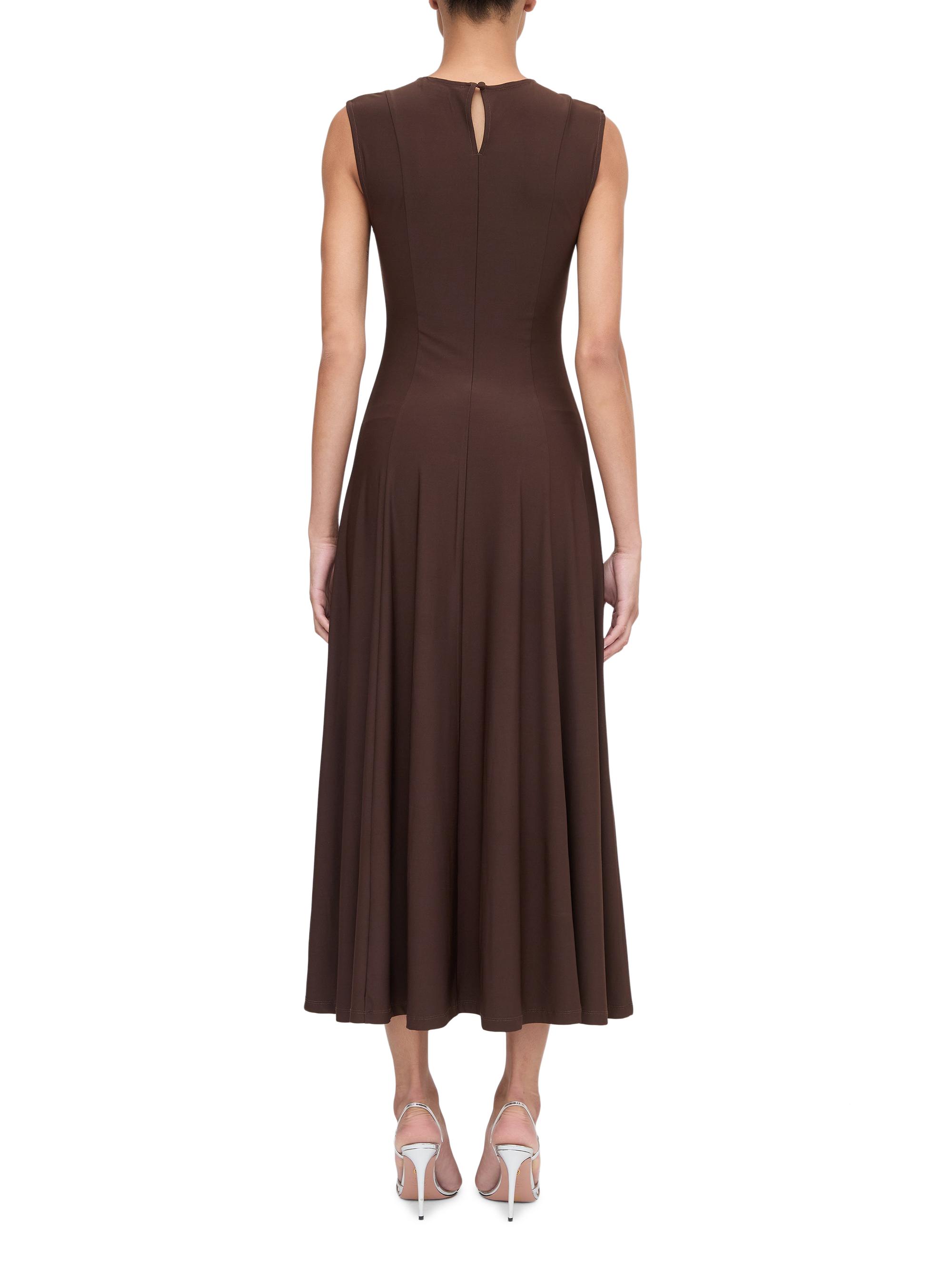 hill house brown dress Home + The Ellie Nap tie detail at the center front bodice Brown Cosima Nap Dress