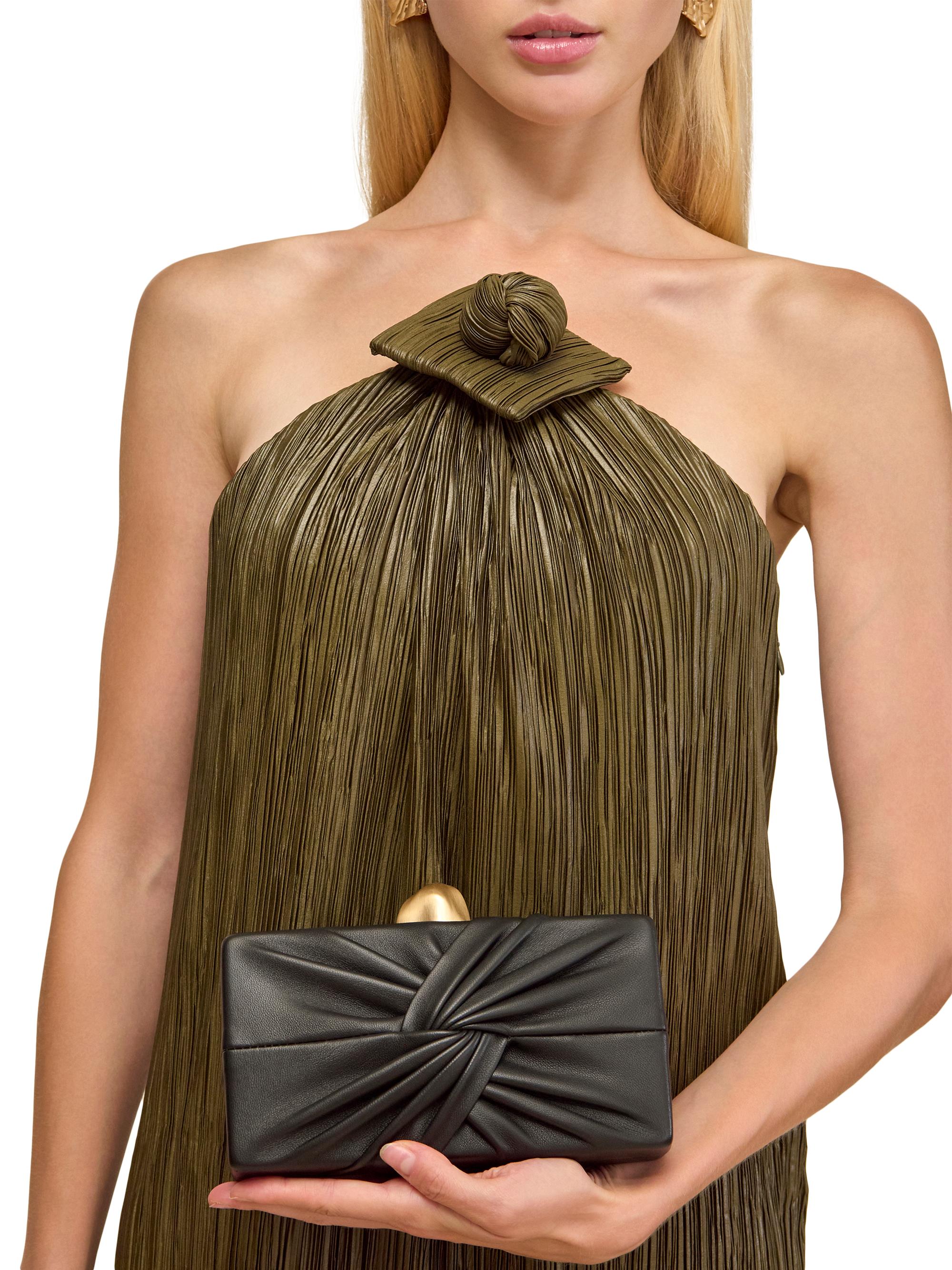 Cult Gaia Lisse Leather Clutch | Saks Fifth Avenue