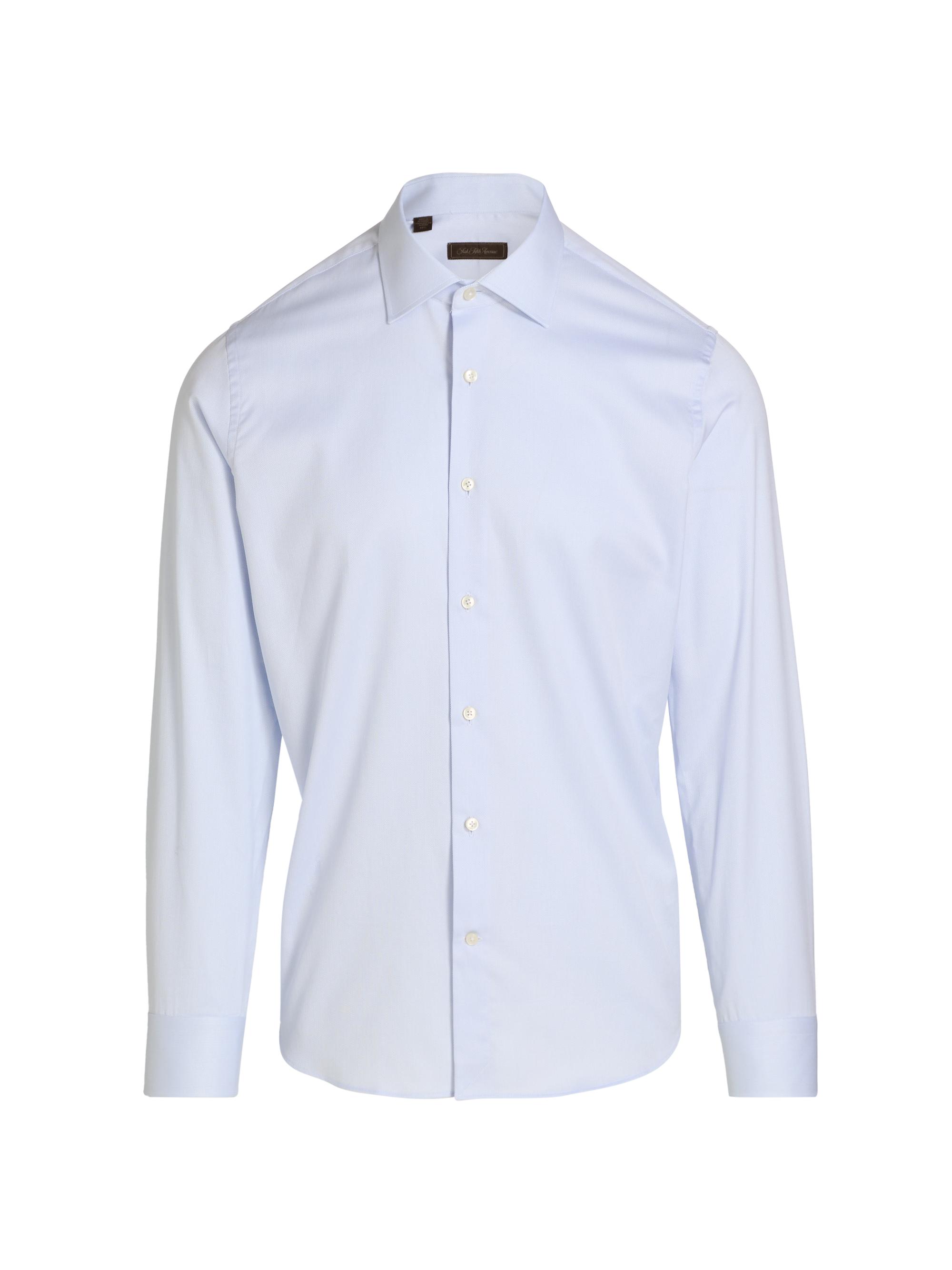 Saks Fifth Avenue Men's COLLECTION Nailshead Cotton Shirt - Blue