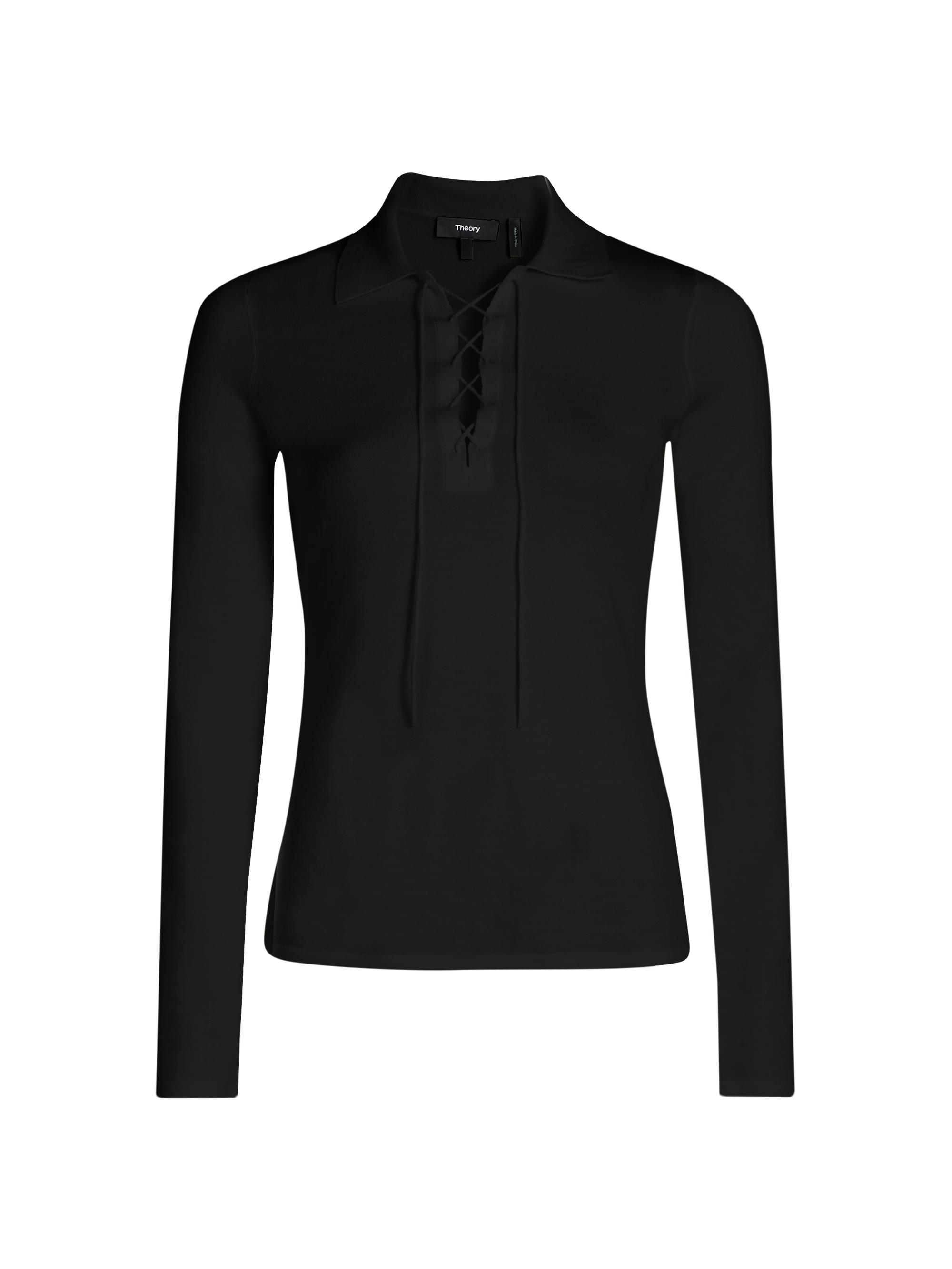 Theory Wool Drawstring Sweater | Saks Fifth Avenue