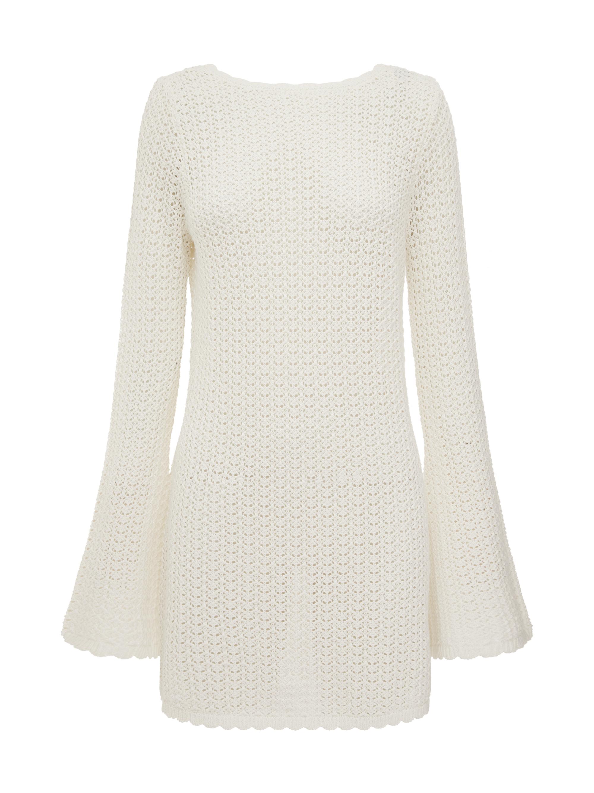 Peony Women's Tapestry Pointelle Rosie Minidress - Seashell