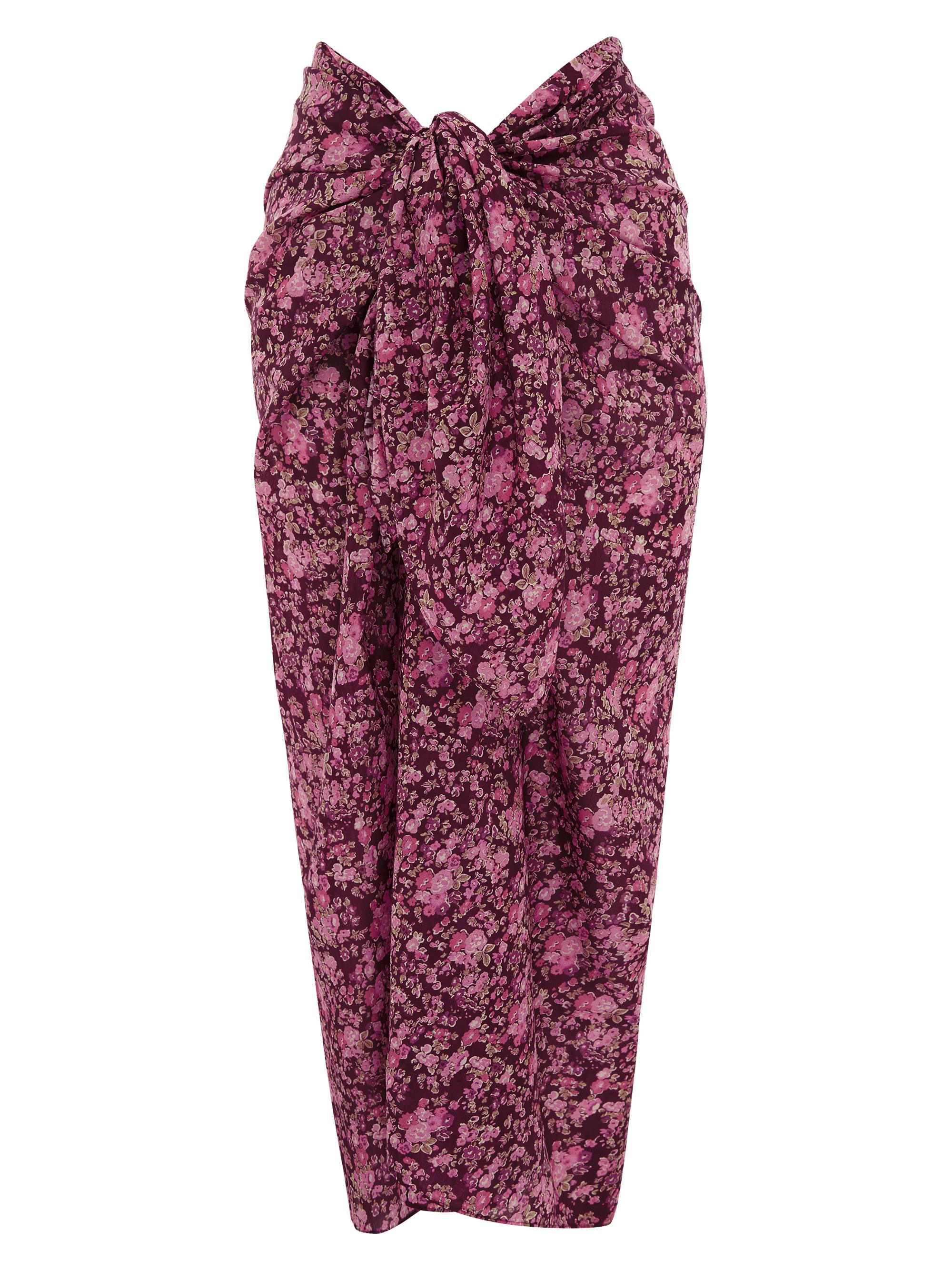 Peony Women's Tapestry Sarong - Viola | Thumbnail 5