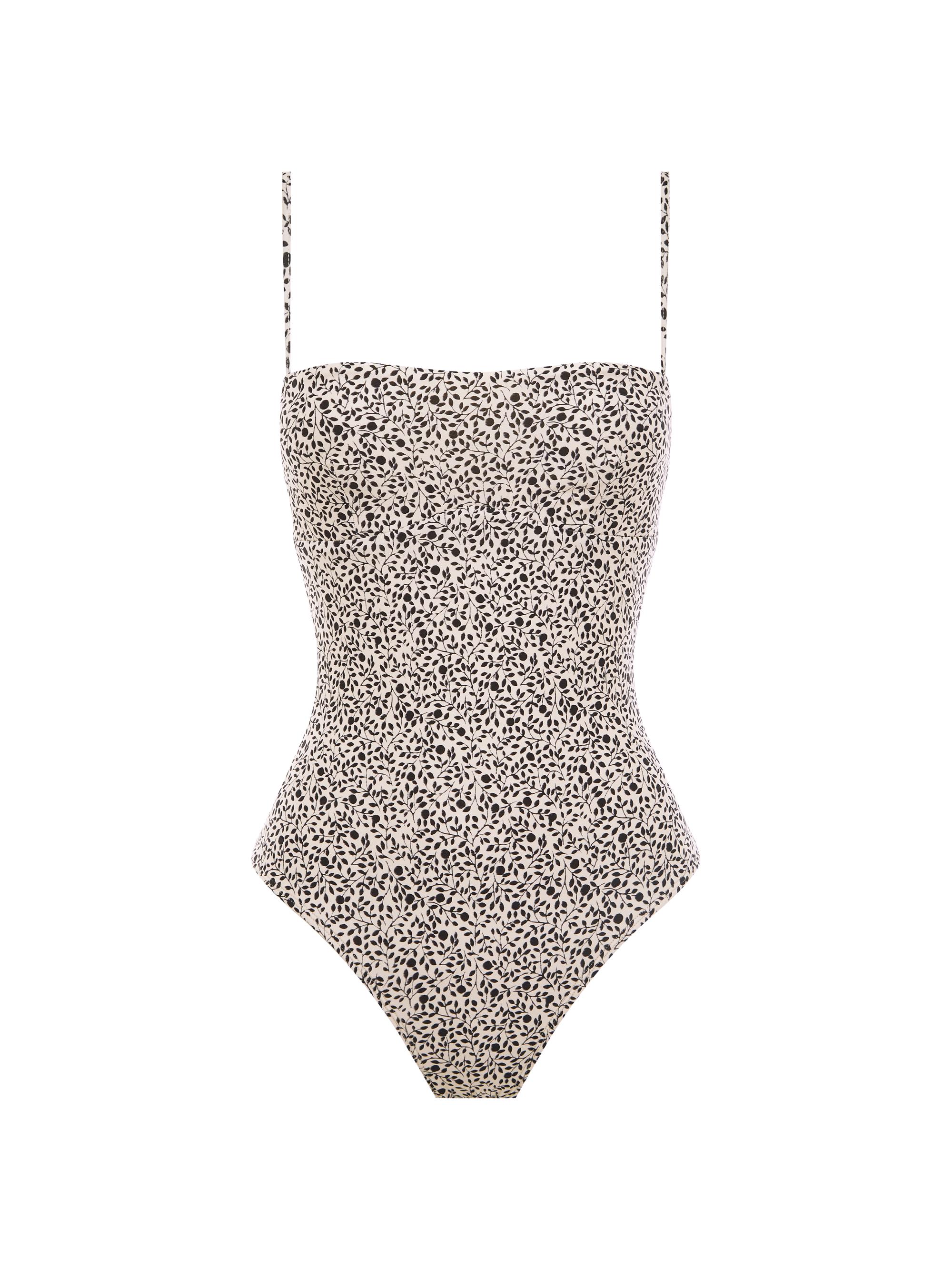 Peony Women's Tapestry Poolside One-Piece Swimsuit - Foliage - Women's Clothing