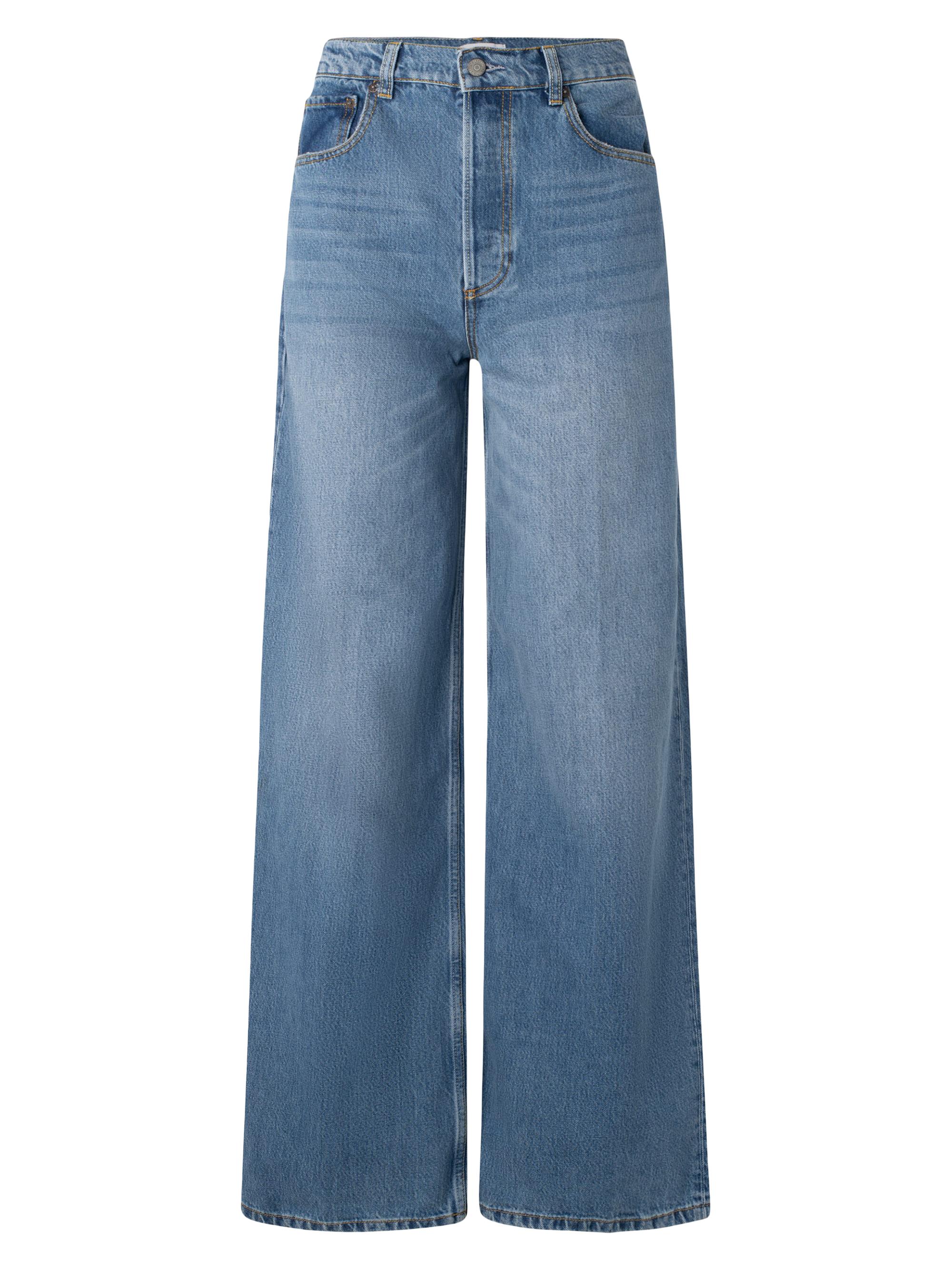 Boyish Women's The Jovi Retro Wide Leg High Rise Jeans - Rio Bravo