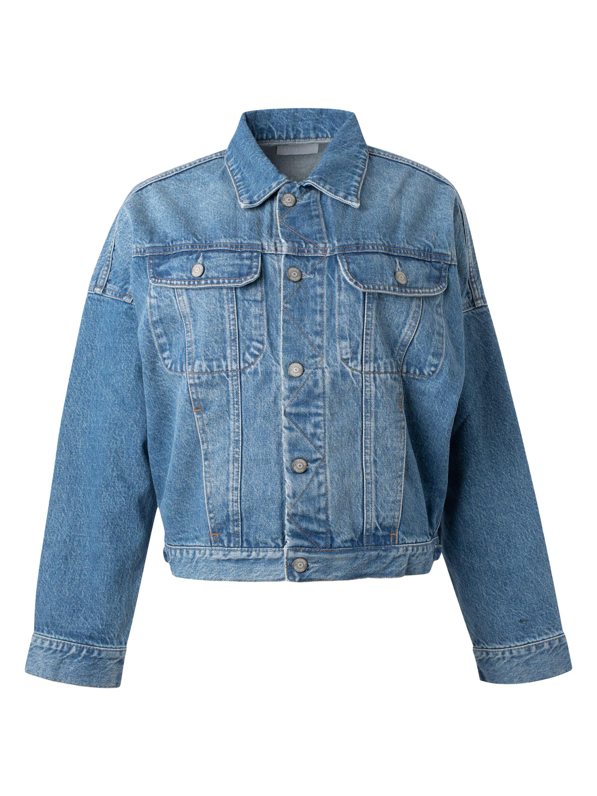 Boyish Women's The Ryder Retro Oversized Denim Jacket - Risky Business