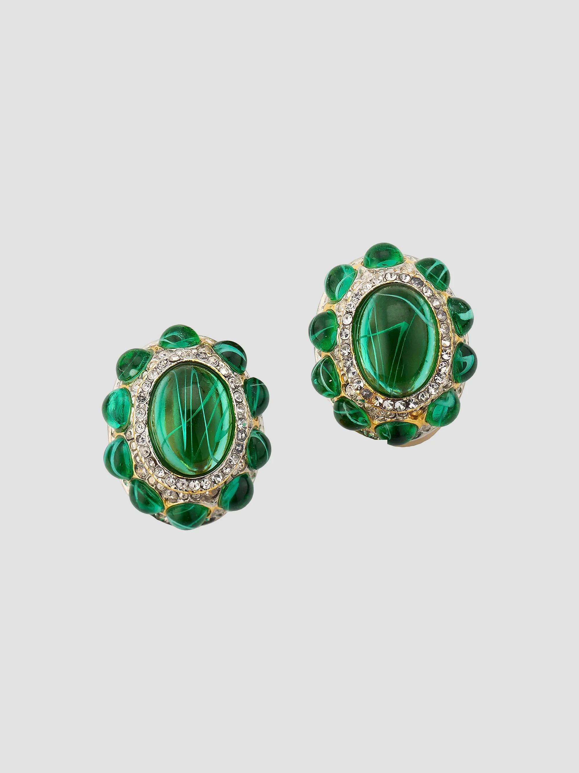Kenneth Jay Lane Goldtone & Glass Crystal Drop Earrings | Saks