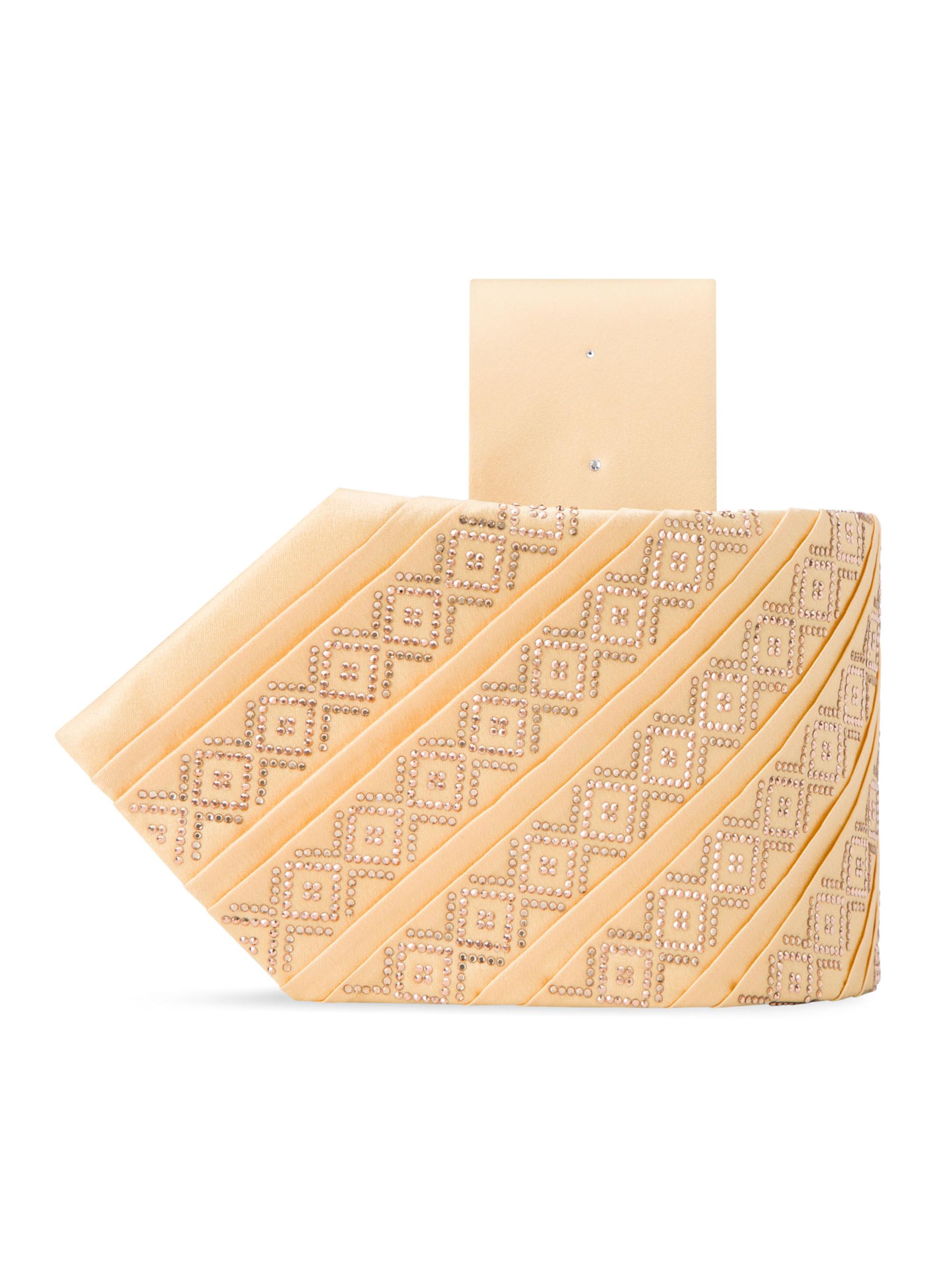 Stefano Ricci Men's Pleated Tie - Light Brown