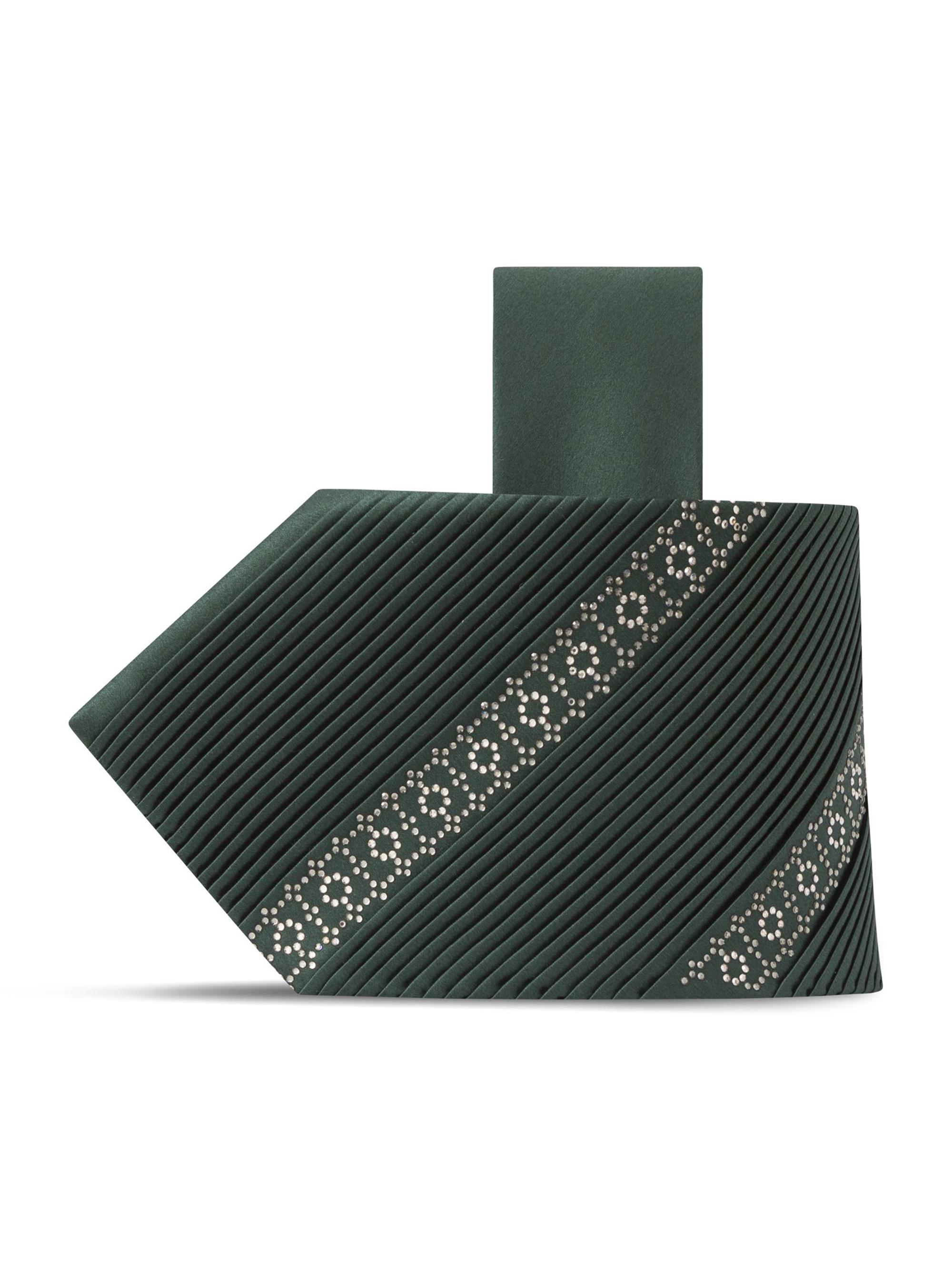 Stefano Ricci Men's Pleated Tie - Dark Green