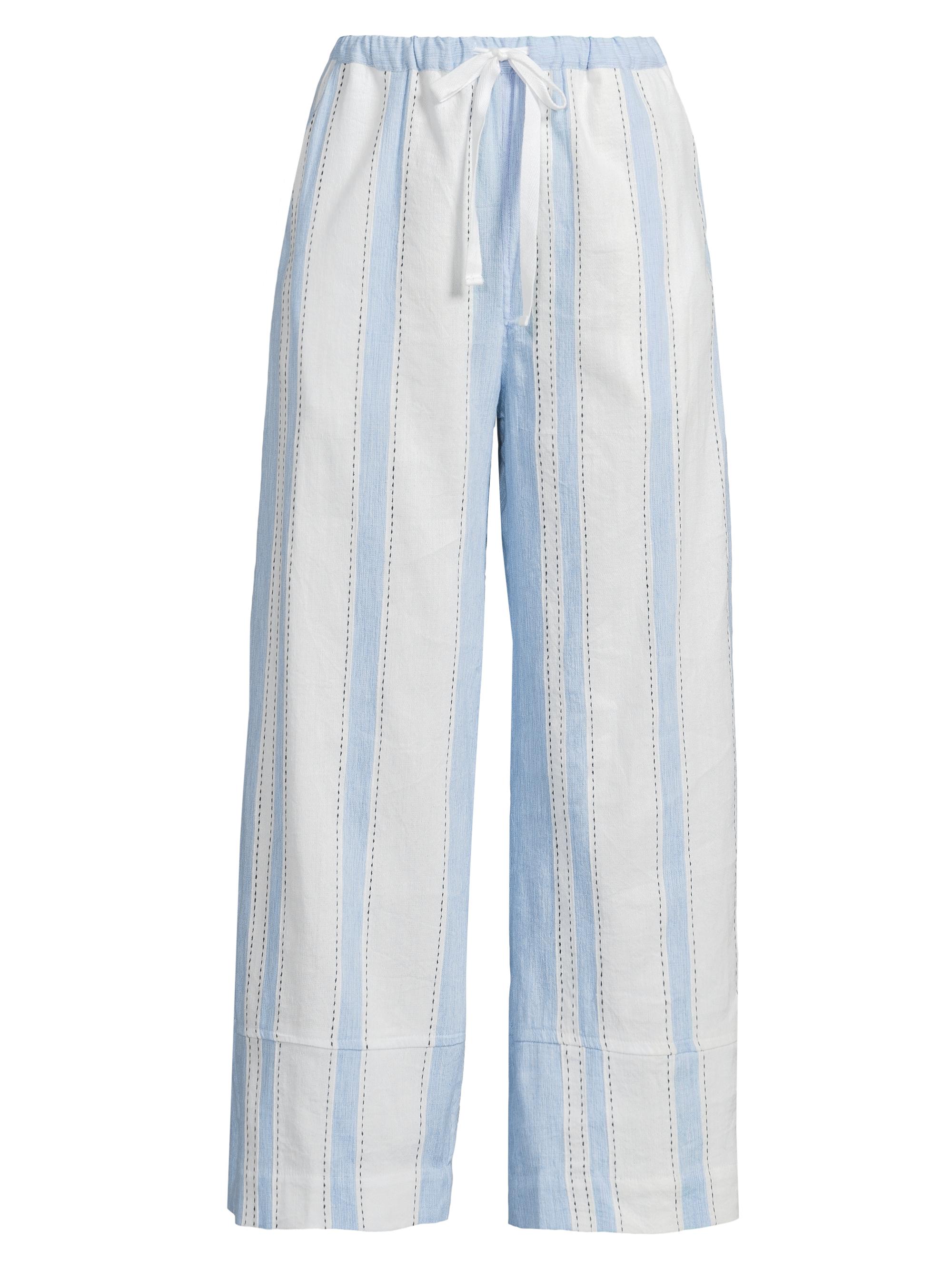 lemlem Women's Desta Striped Wide-Leg Pants - Debre Sky