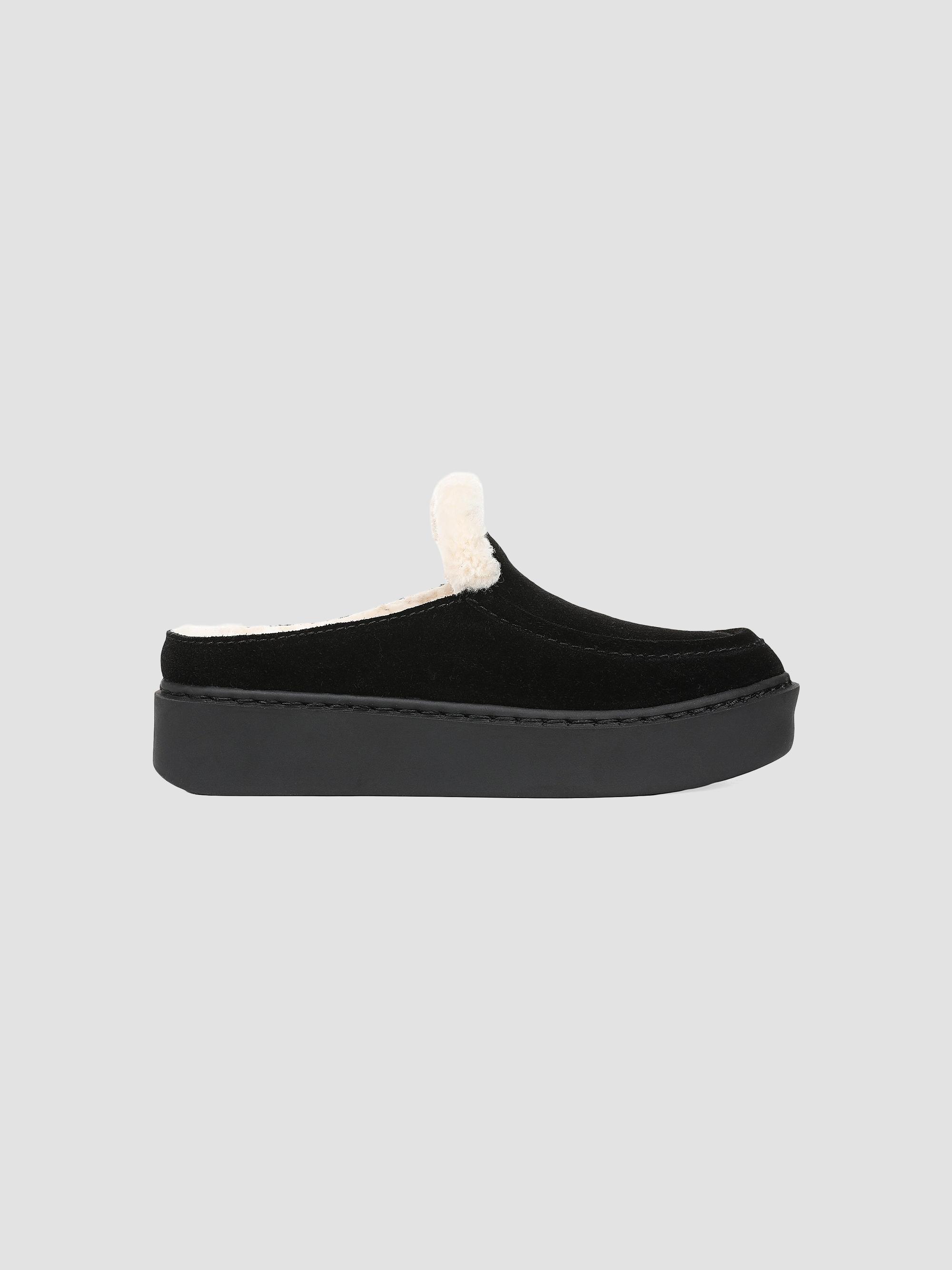 Favorite Daughter Women's Sunny Shearling Mules - Black | Thumbnail 5