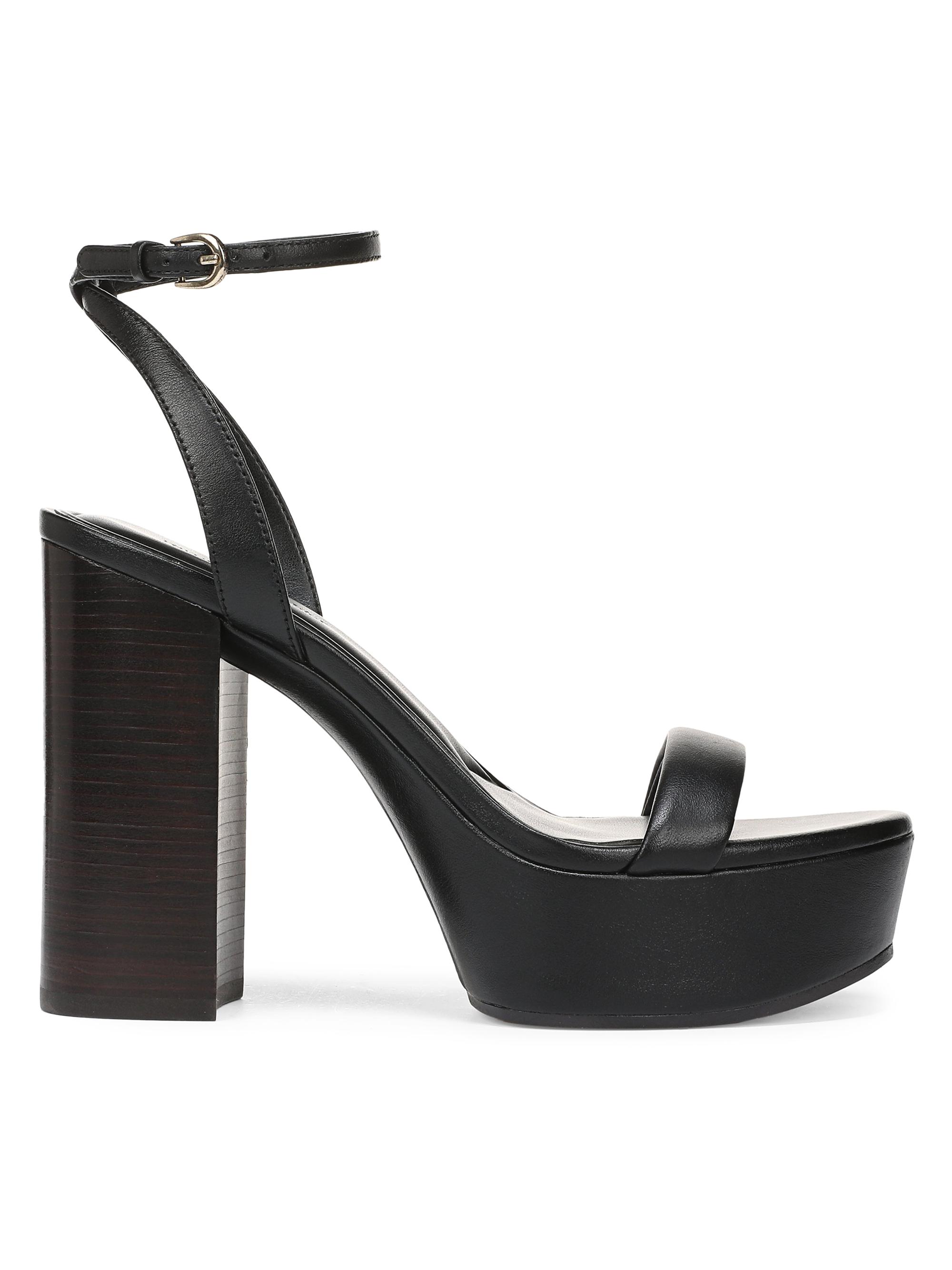 Favorite Daughter Women's Ruby 100MM Leather Platform Sandals - Black