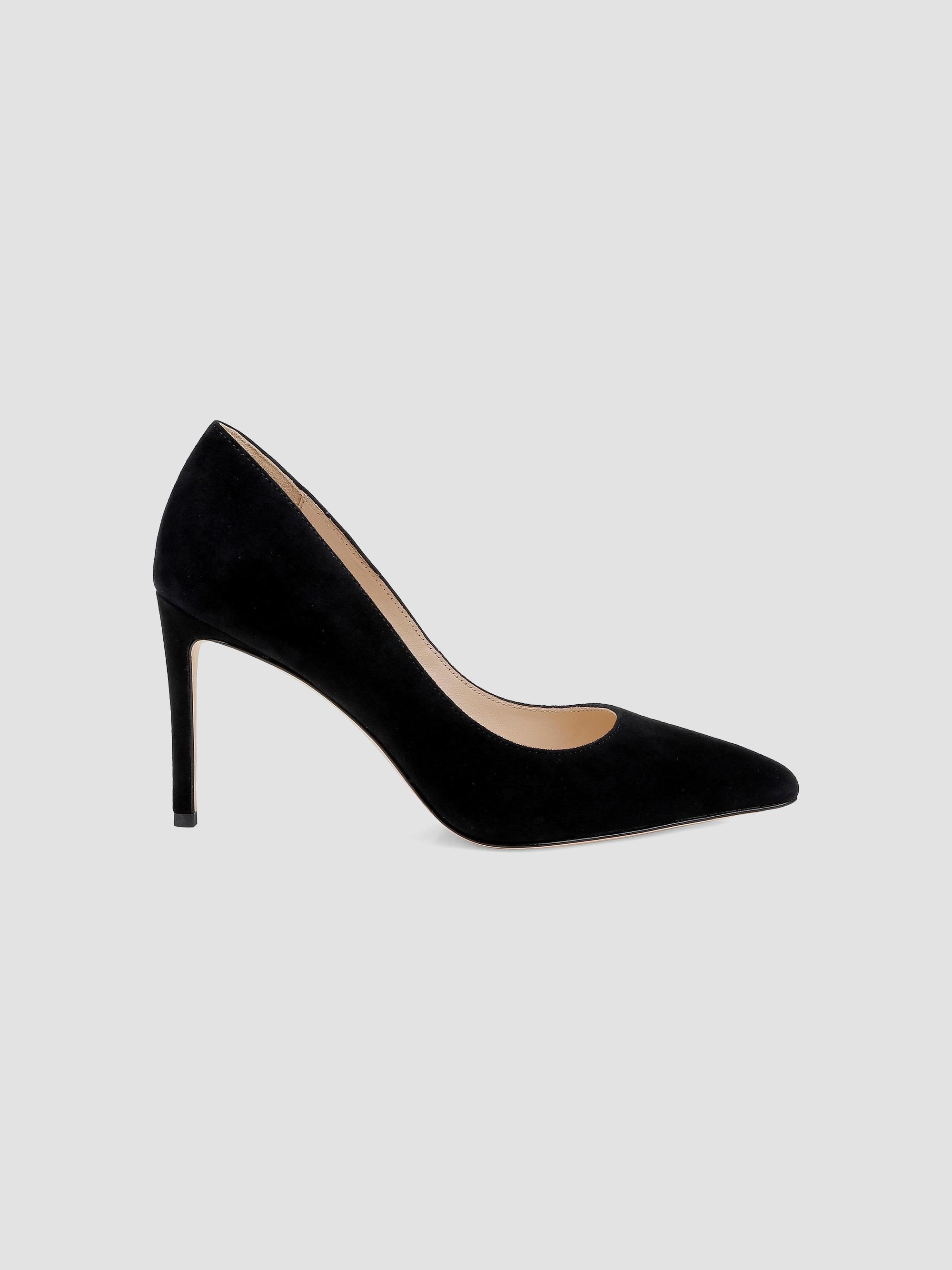 L'AGENCE Women's Maelle 90MM Suede Pumps - Black Suede | Thumbnail 6