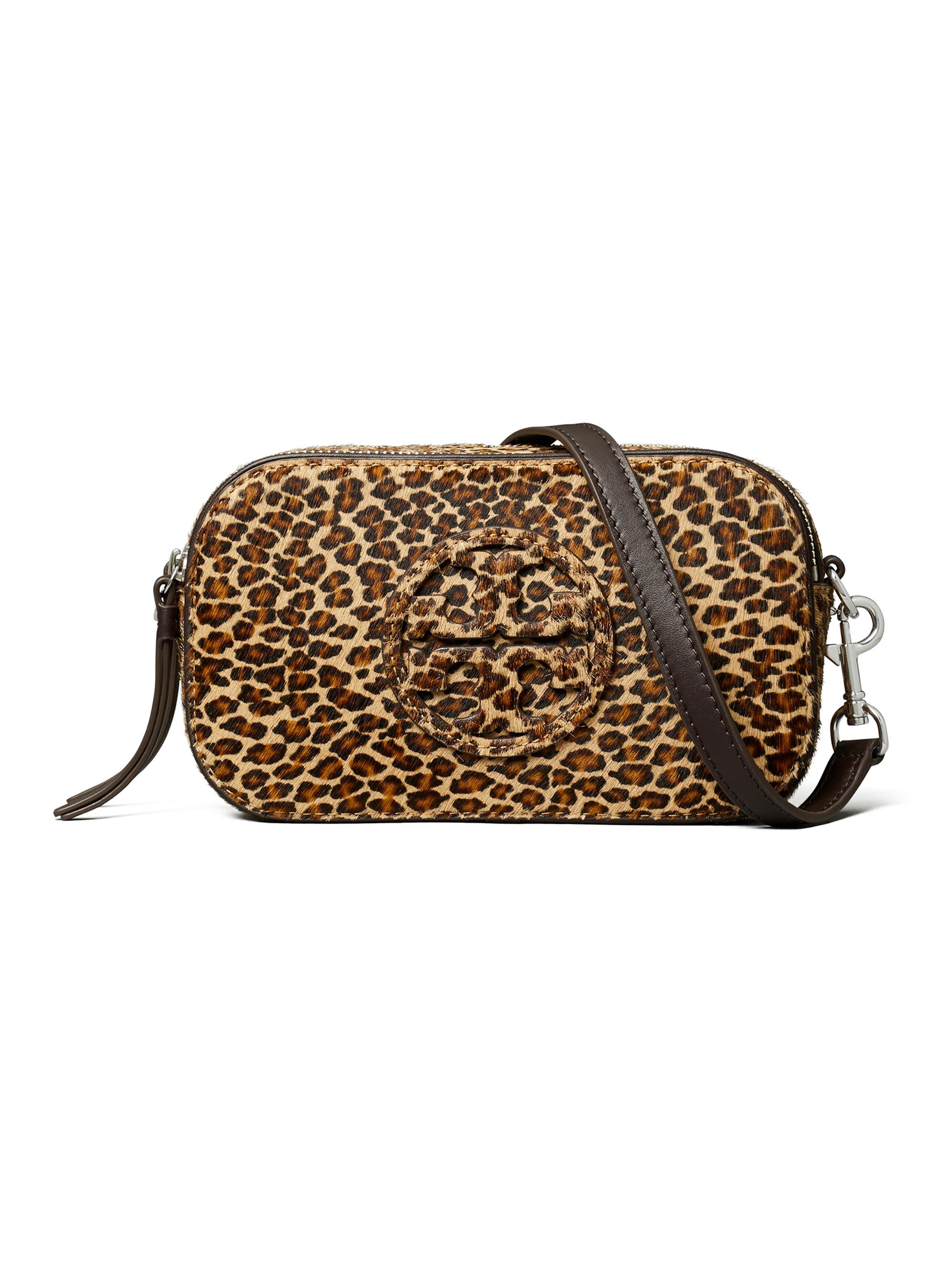 Tory Burch Women's Miller Leopard-Print Calf Hair Crossbody Bag