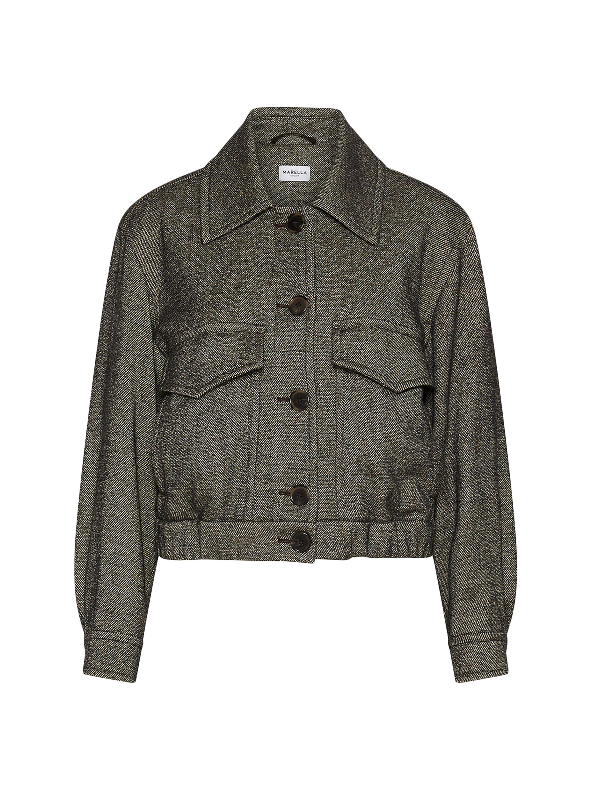 Marella Women's Tweed Jacket - Brown