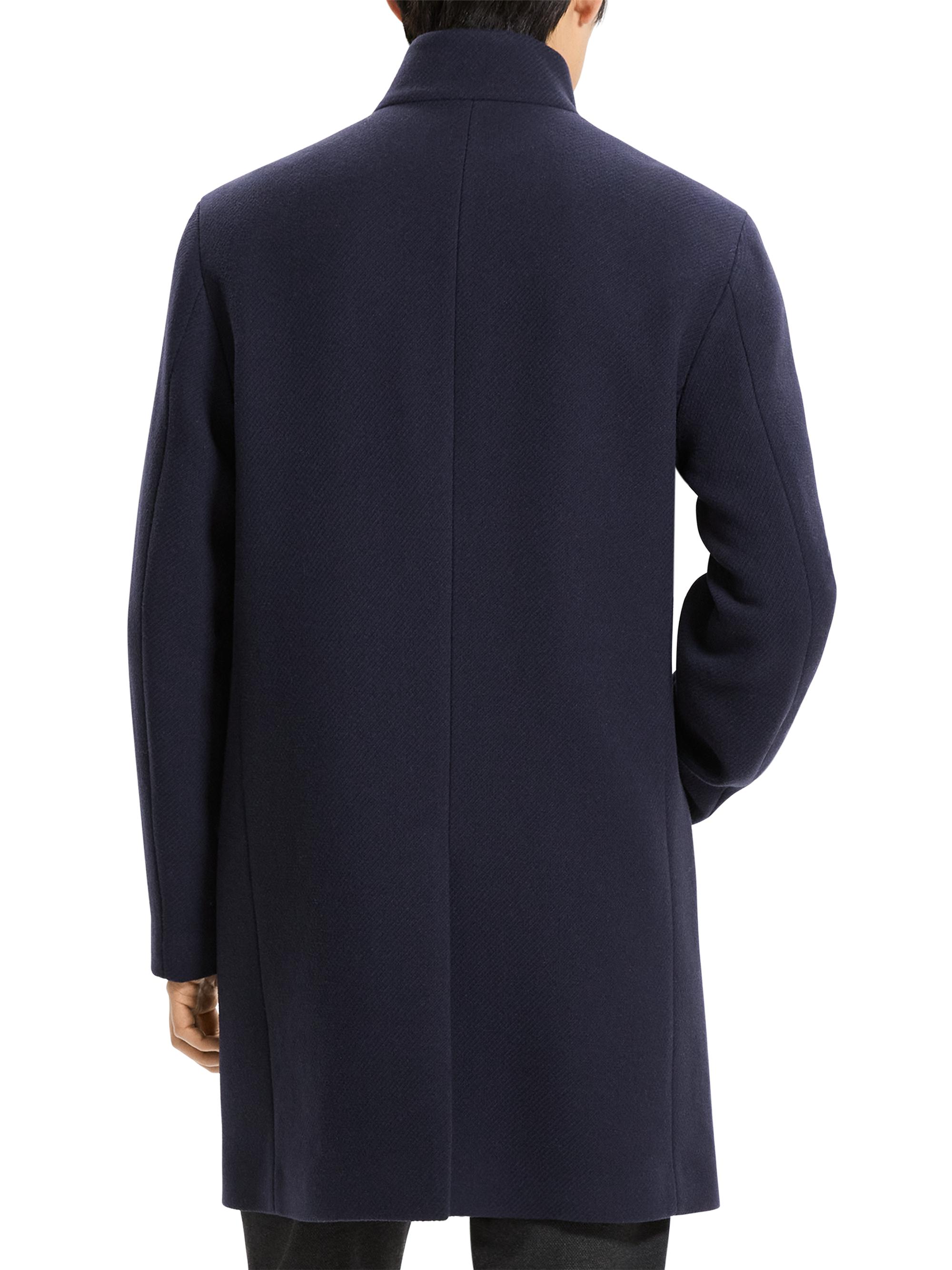 Theory Belvin Melton-Textured Wool-Blend Coat | Saks Fifth Avenue