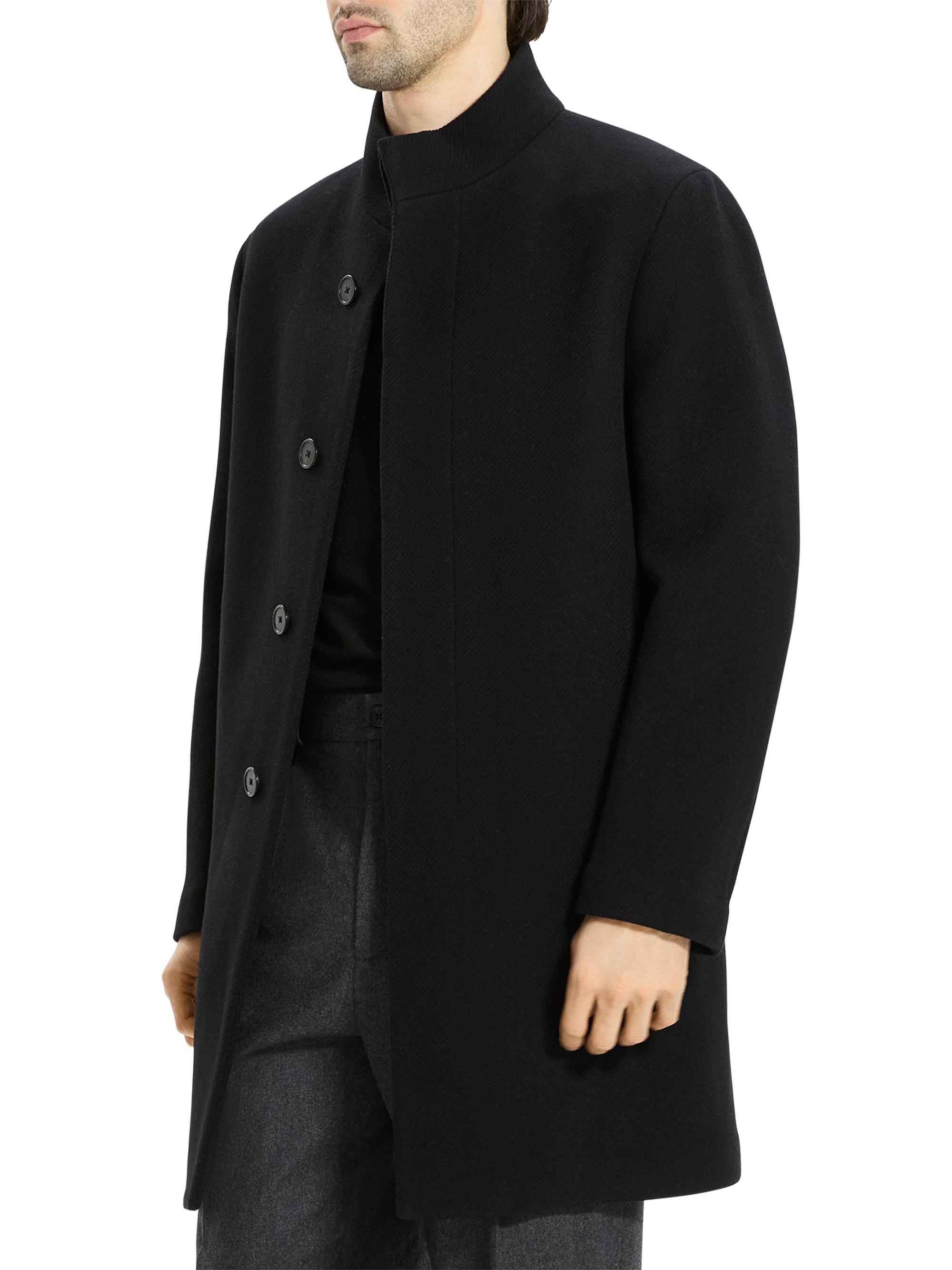 Theory Belvin Melton-Textured Wool-Blend Coat | Saks Fifth Avenue