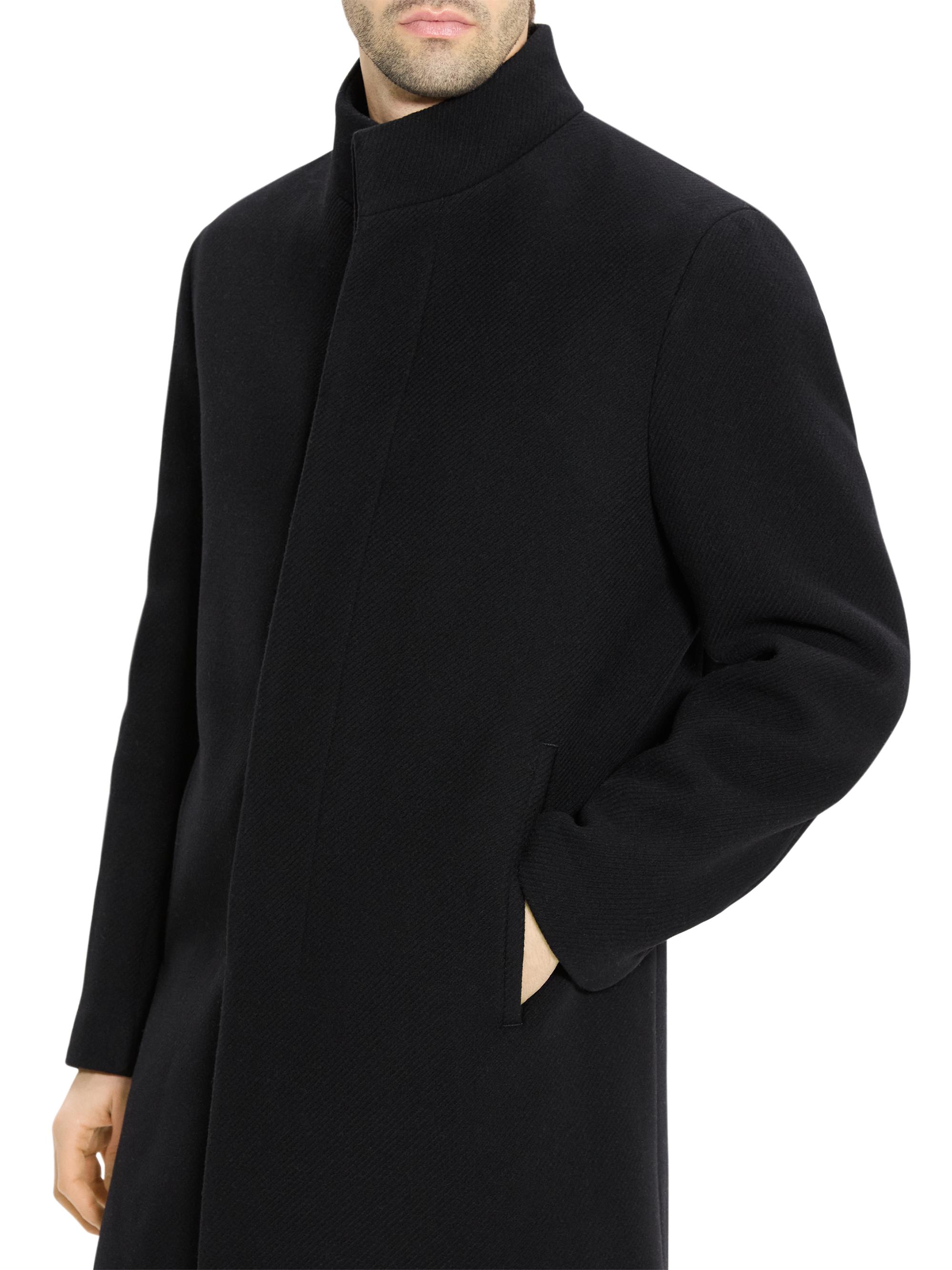 Theory Belvin Melton-Textured Wool-Blend Coat | Saks Fifth Avenue