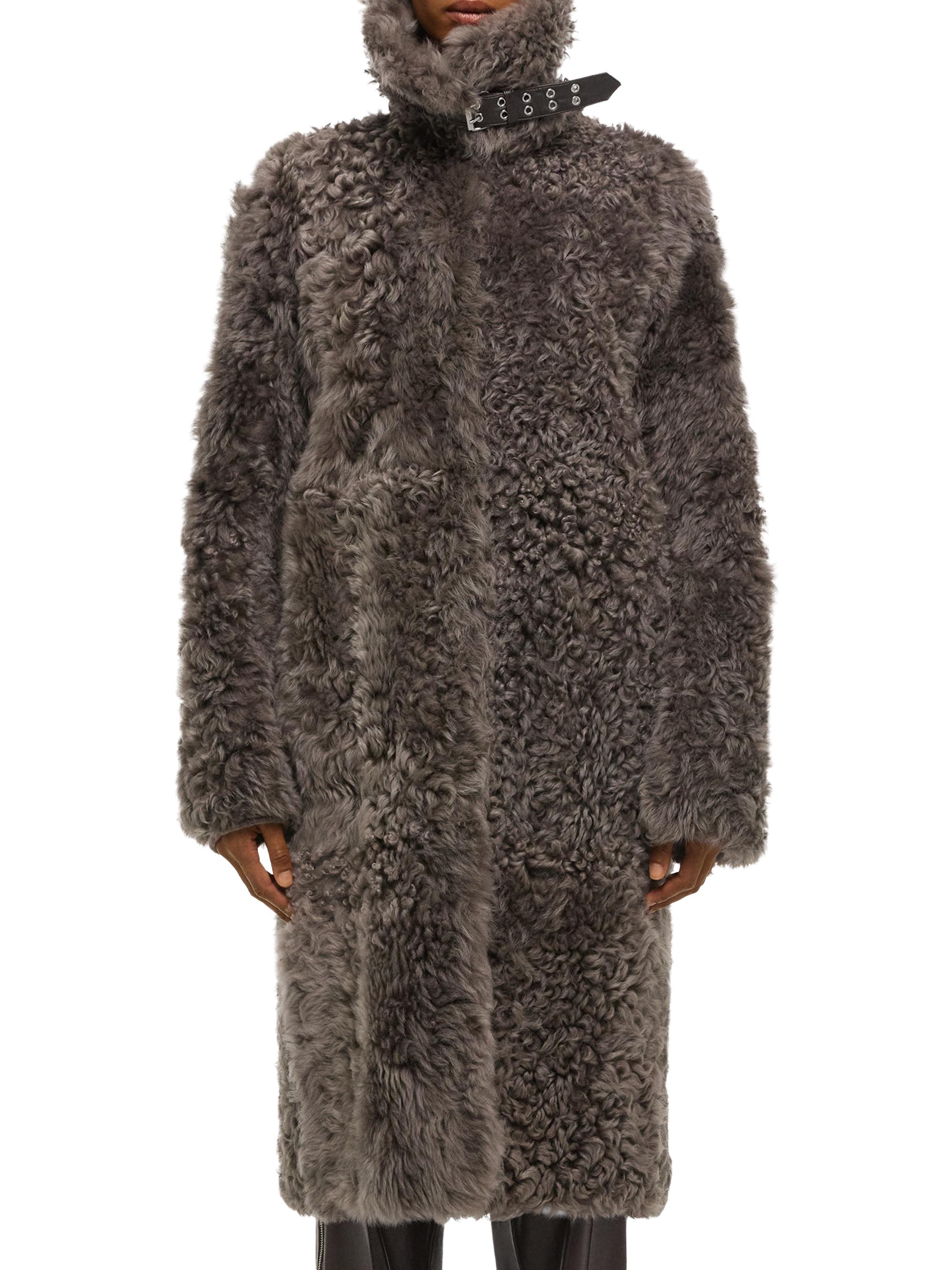 Helmut Lang Shearling-Leather Reversible Coat | Saks Fifth Avenue