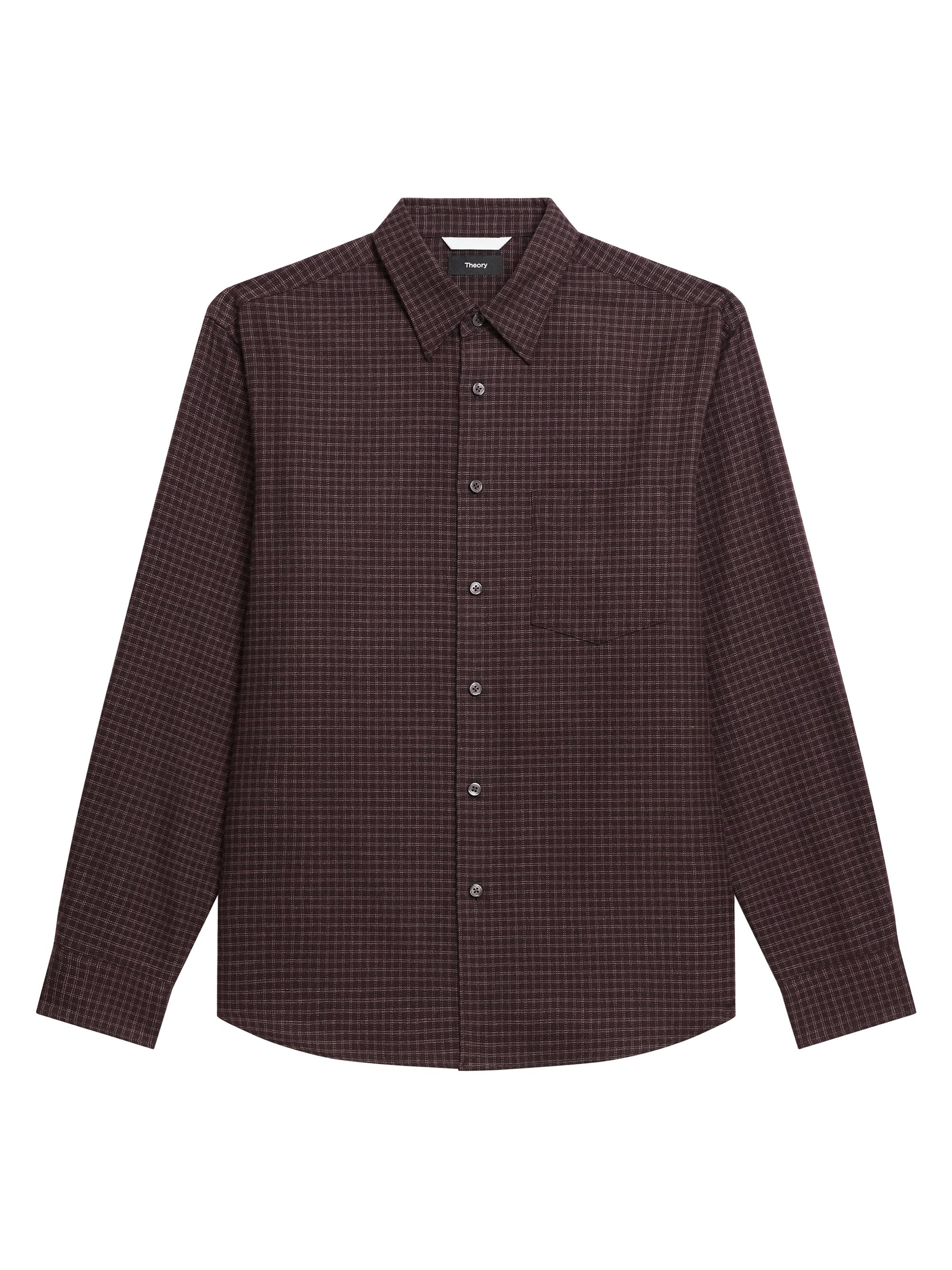 Theory Sylvain Good Cotton Shirt | Saks Fifth Avenue