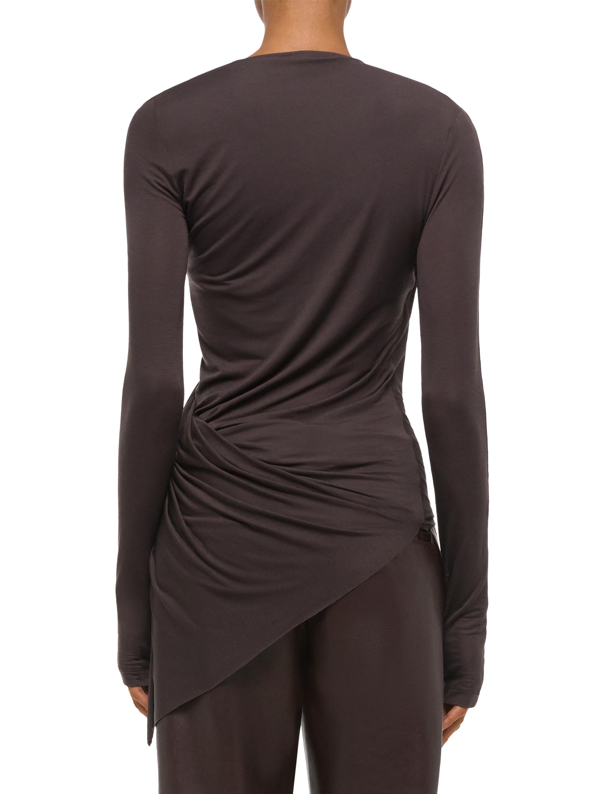HELMUT LANG✨️変形カットソー　切りっぱなし　ワンピース　USA製 Helmut Lang Draped Asymmetric Long-Sleeve Top | Saks Fifth Avenue