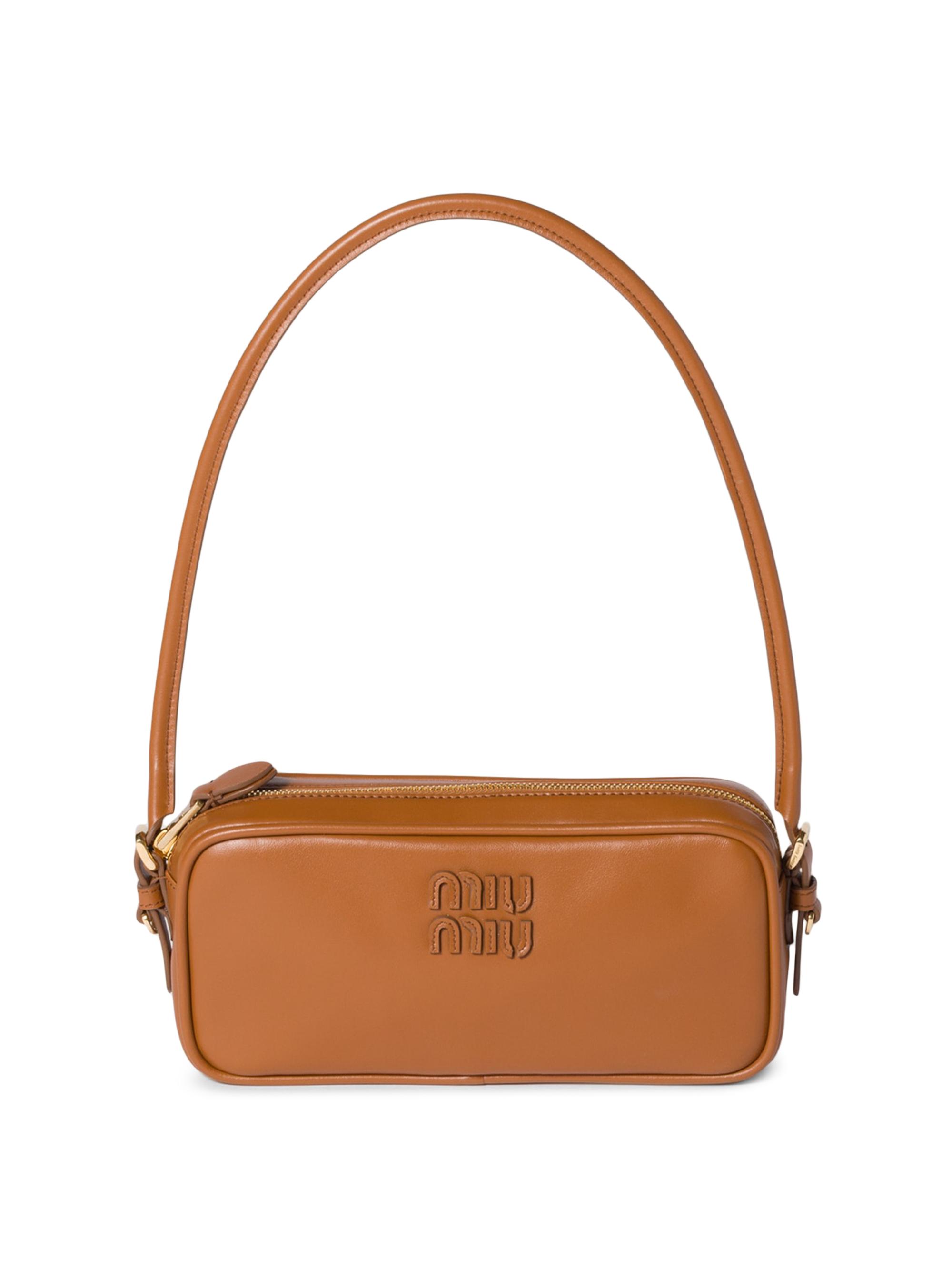 Miu Miu Matelassé Nappa Leather Pouch | Saks Fifth Avenue