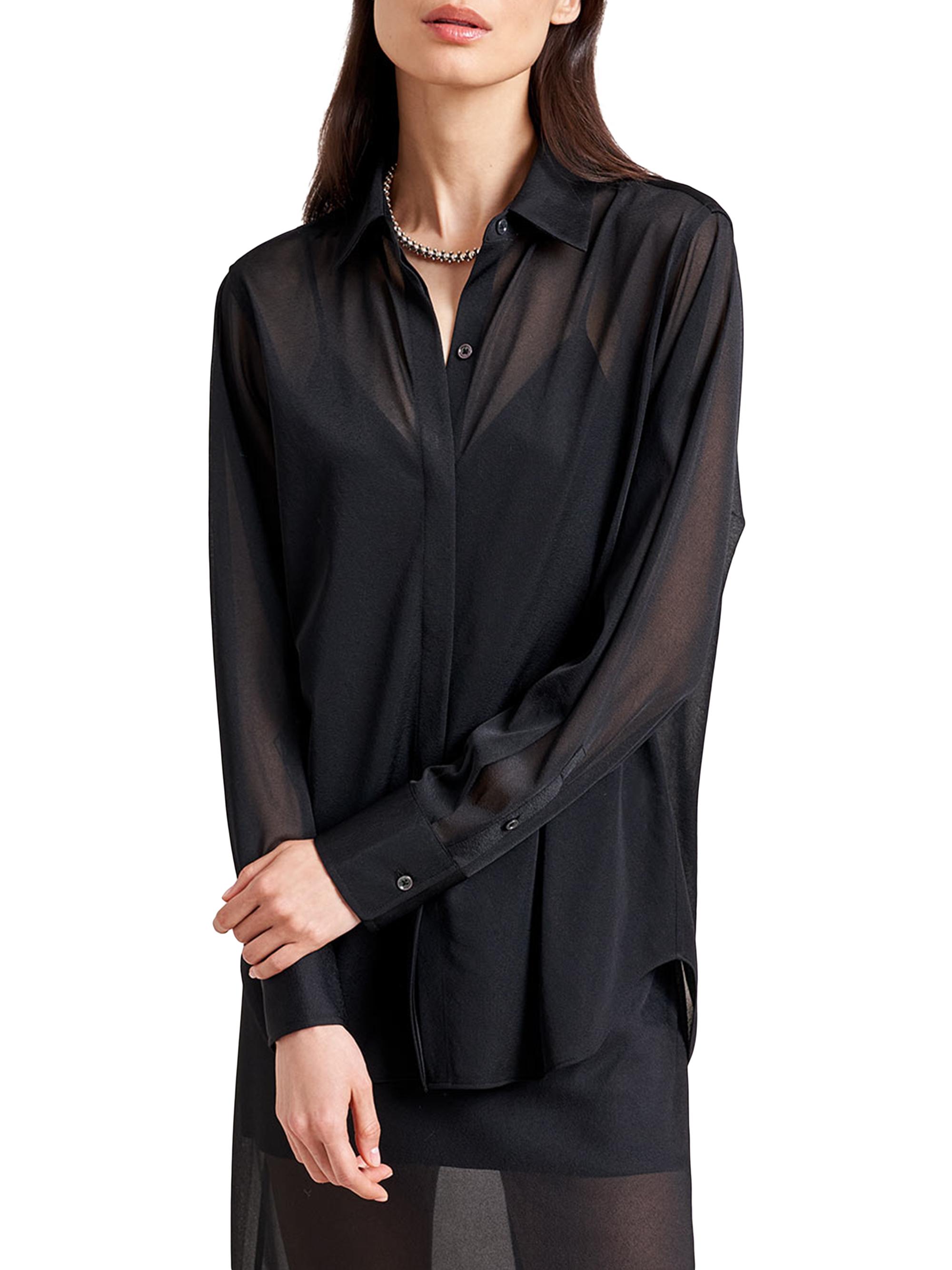 La Ligne Women's Alexi Shirt - Black