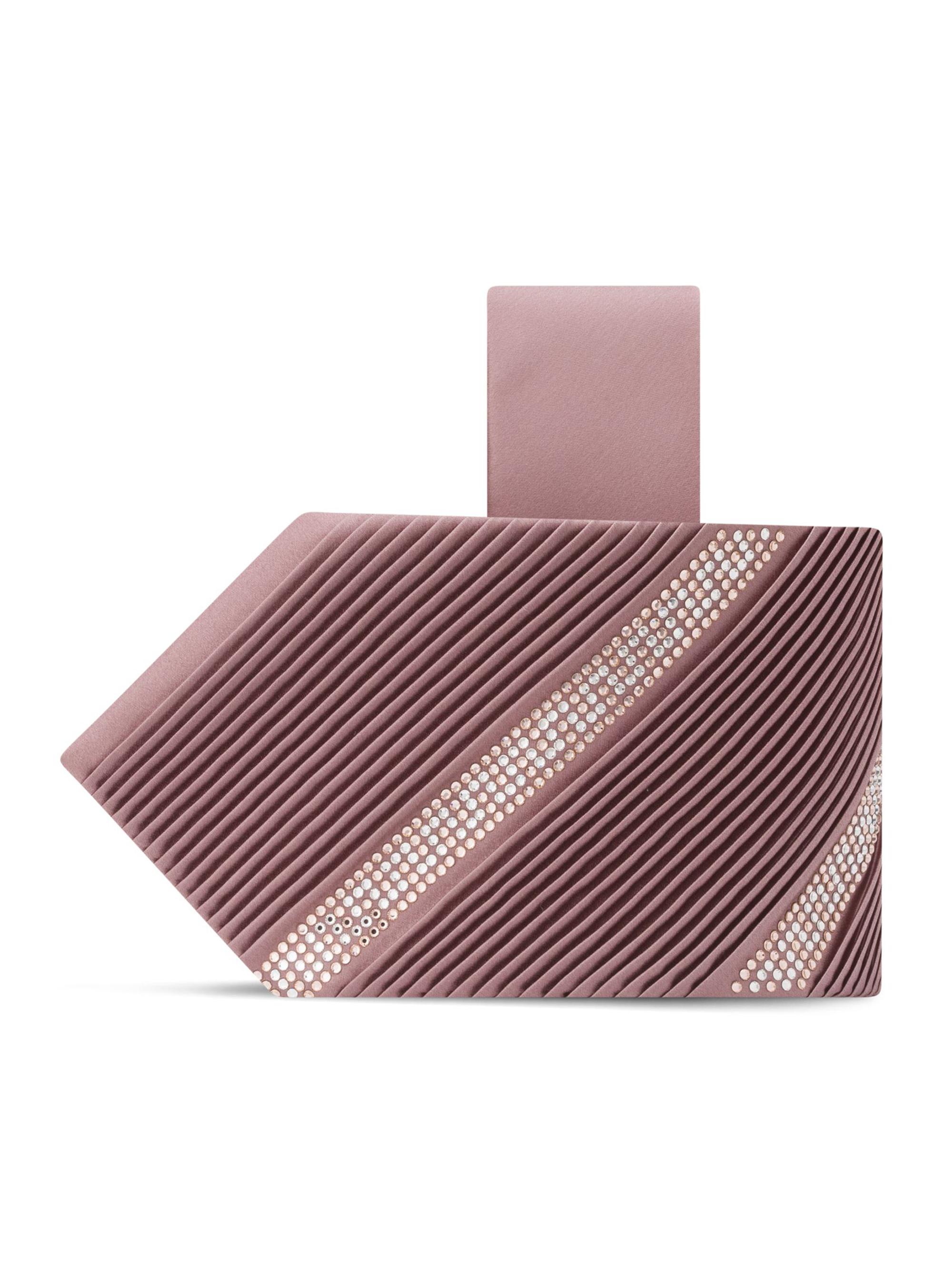 Stefano Ricci Men's Pleated Tie - Dark Pink