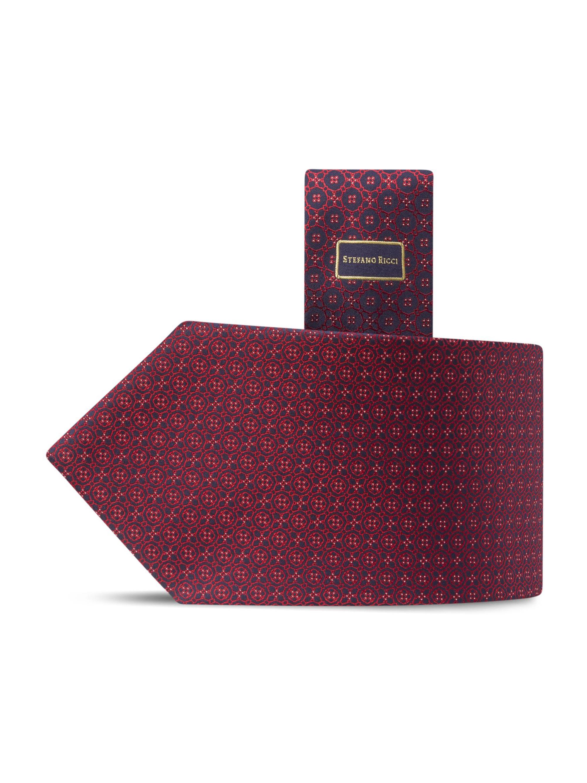 Stefano Ricci Men's Luxury Tie - Dark Red