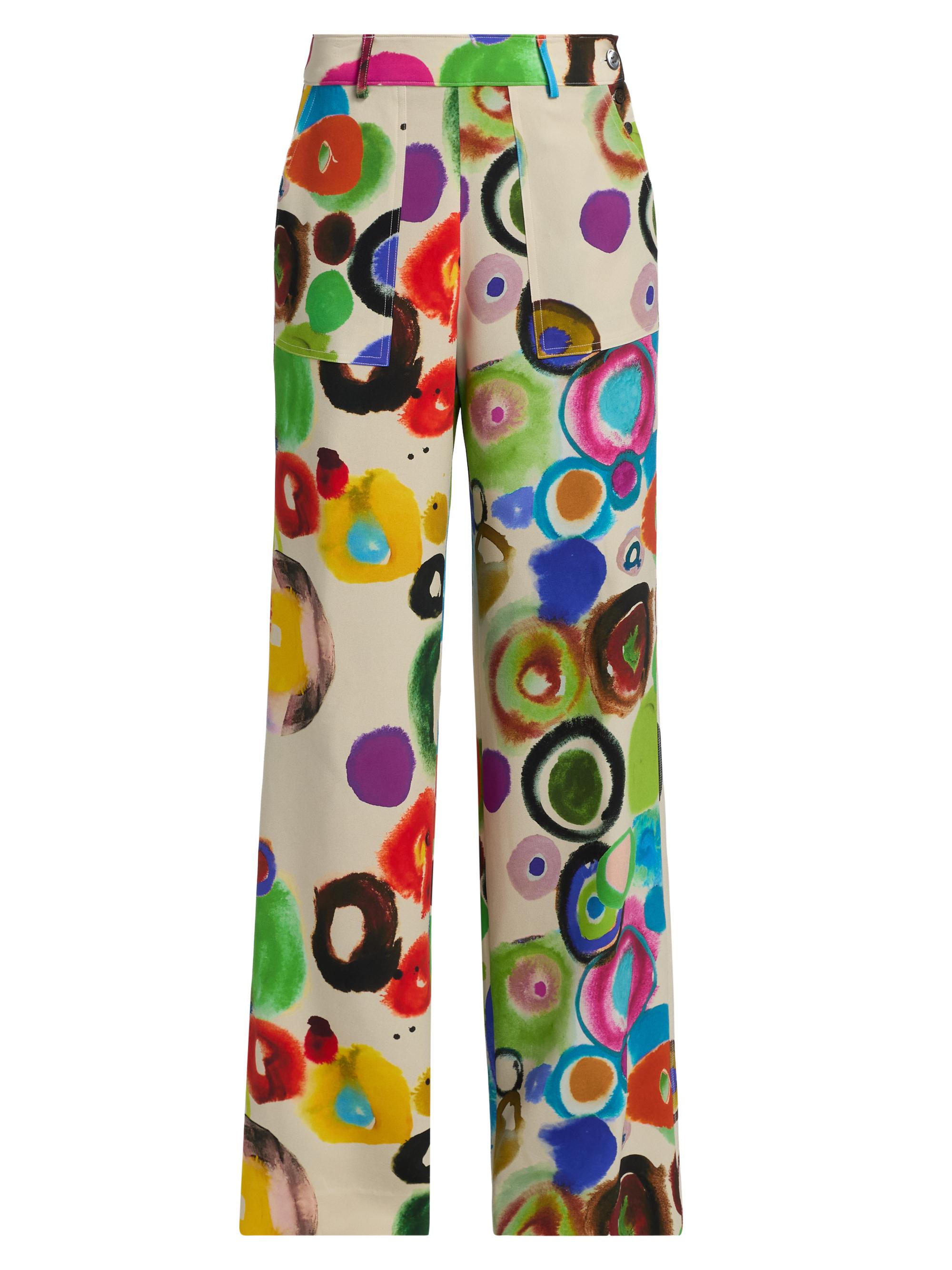 Libertine Women's JH Gouache Sailor Pants - Cream Multi