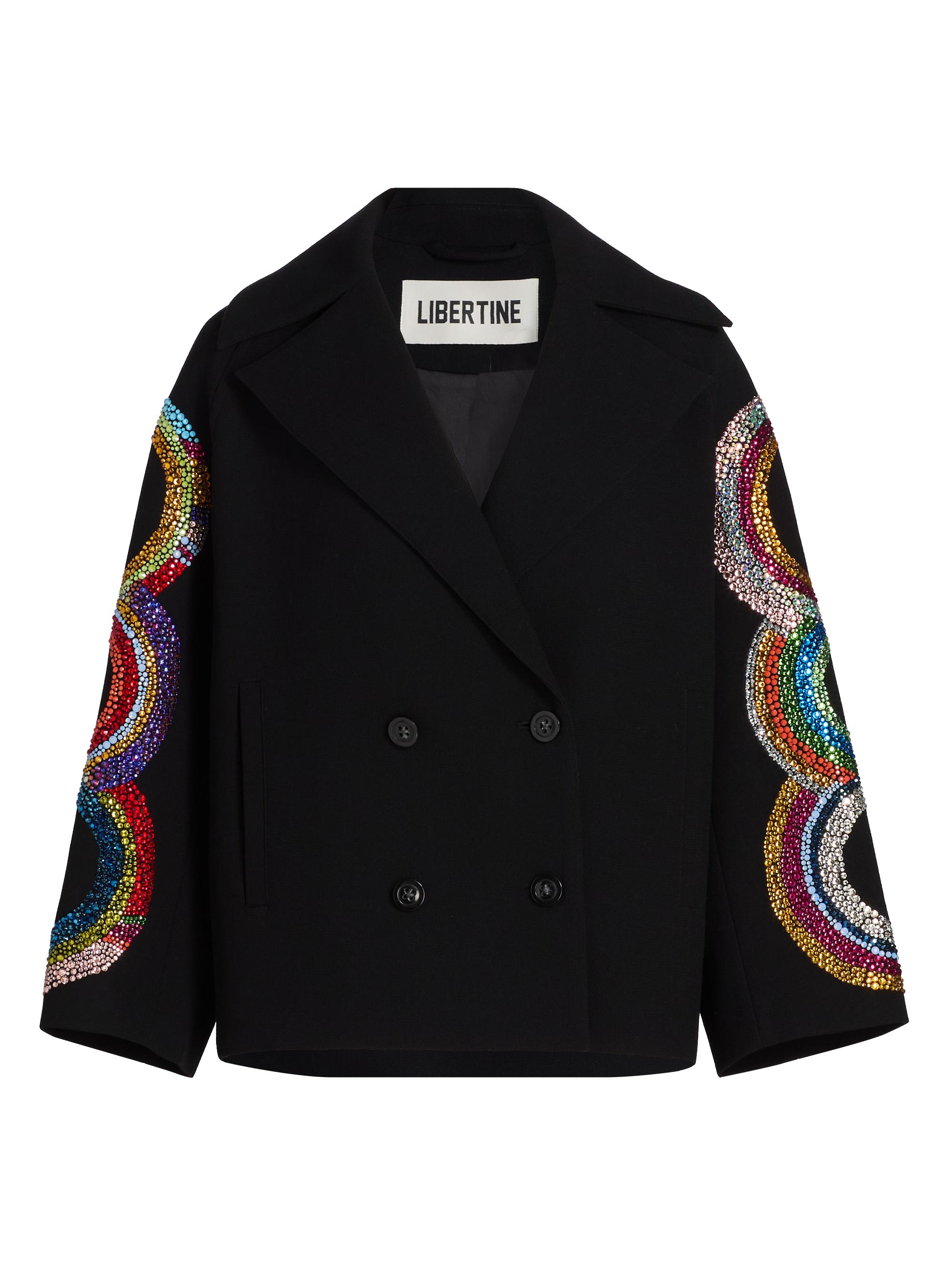 Libertine Women's Sonia Crystal-Embellished Deauville Jacket - Black