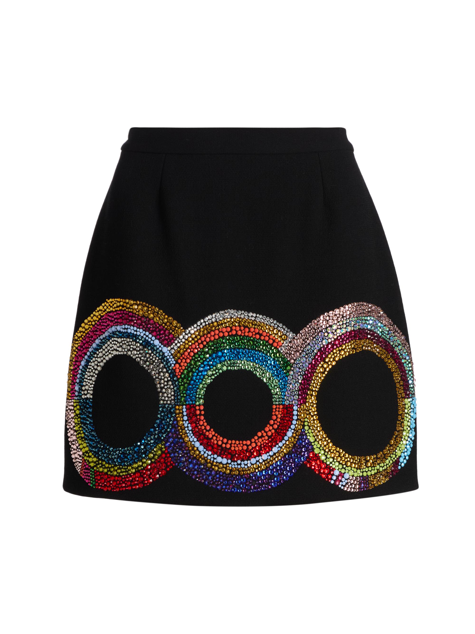 Libertine Women's Sonia Embellished A-Line Miniskirt - Black Black