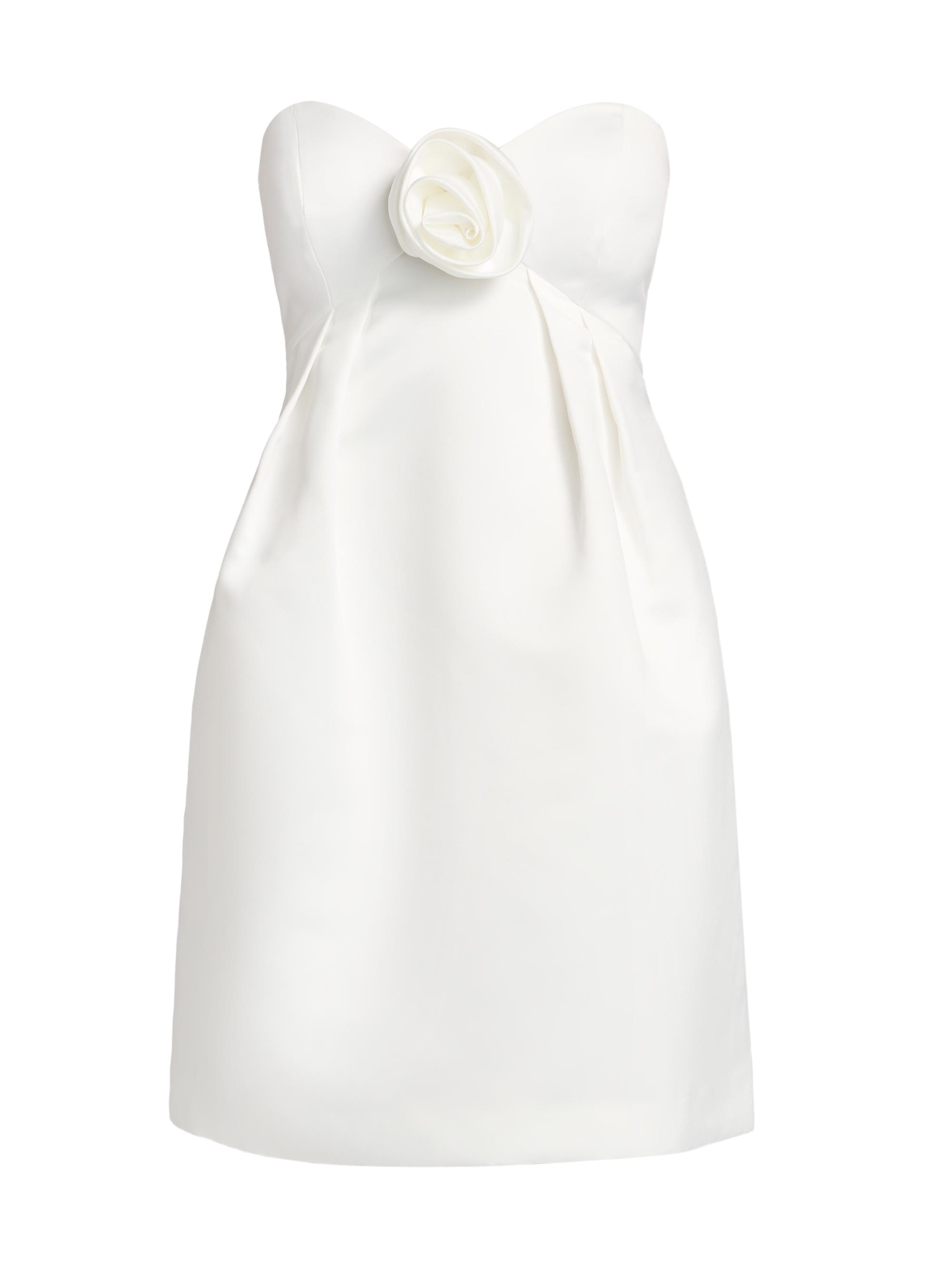 BCBGMAXAZRIA Women's Athena Strapless Minidress - Gardenia