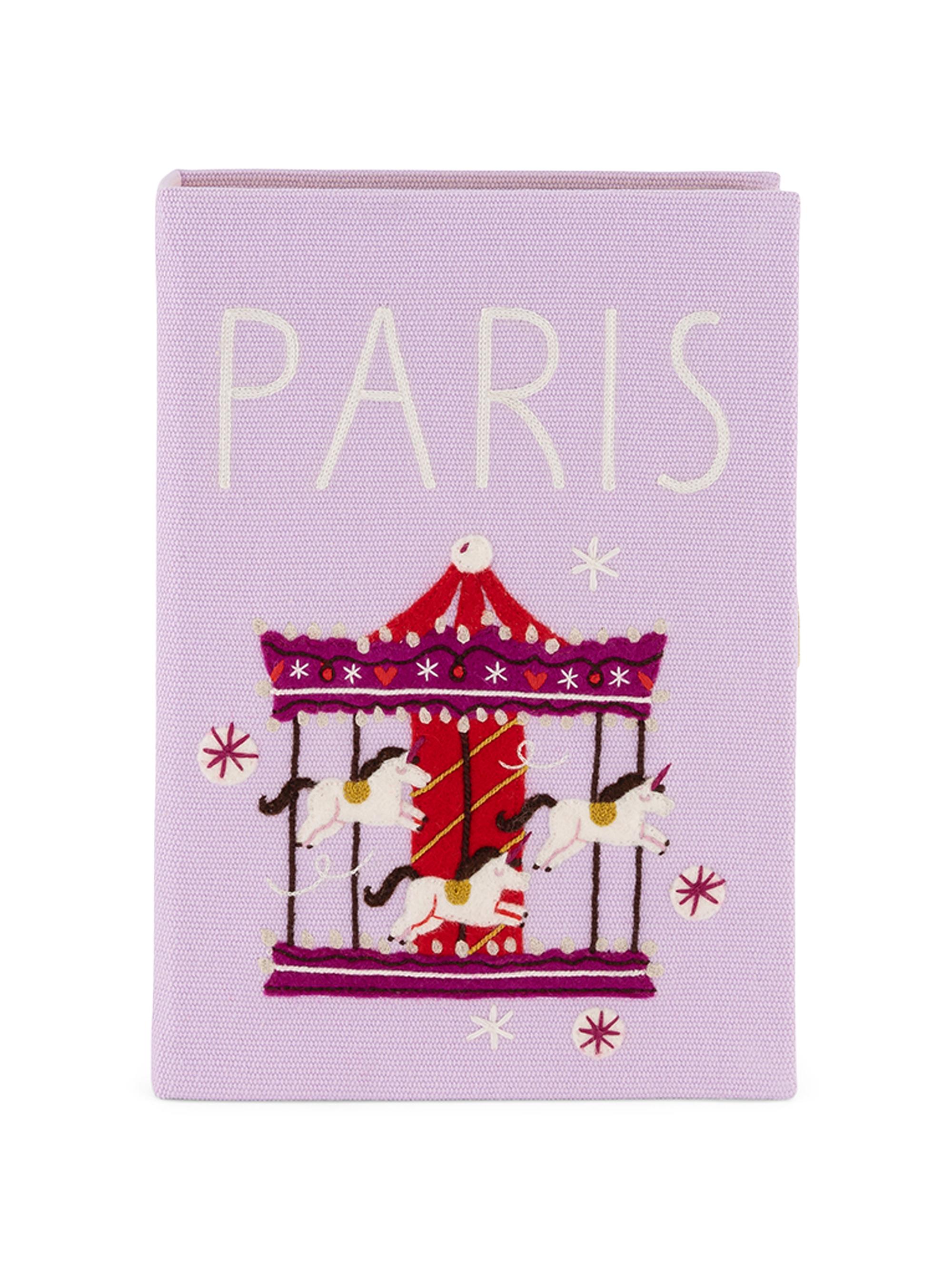 Olympia Le Tan Women's Paris Carrousel Book Clutch - Lavender