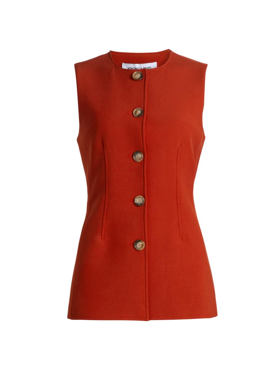 Veronica Beard Jessup Tailored Vest | Saks Fifth Avenue