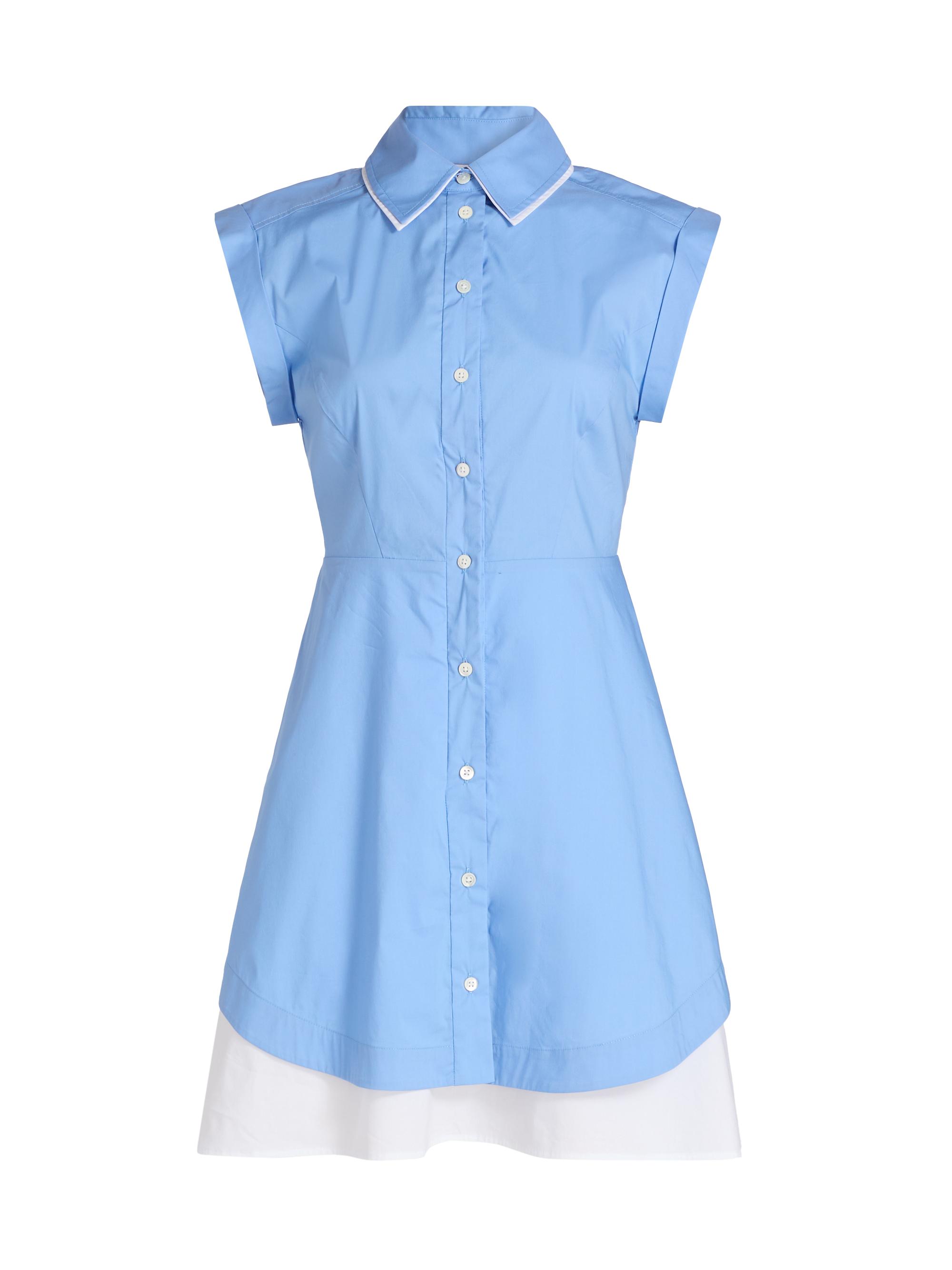 Westcott Cotton-Blend Mini-Shirtdress
