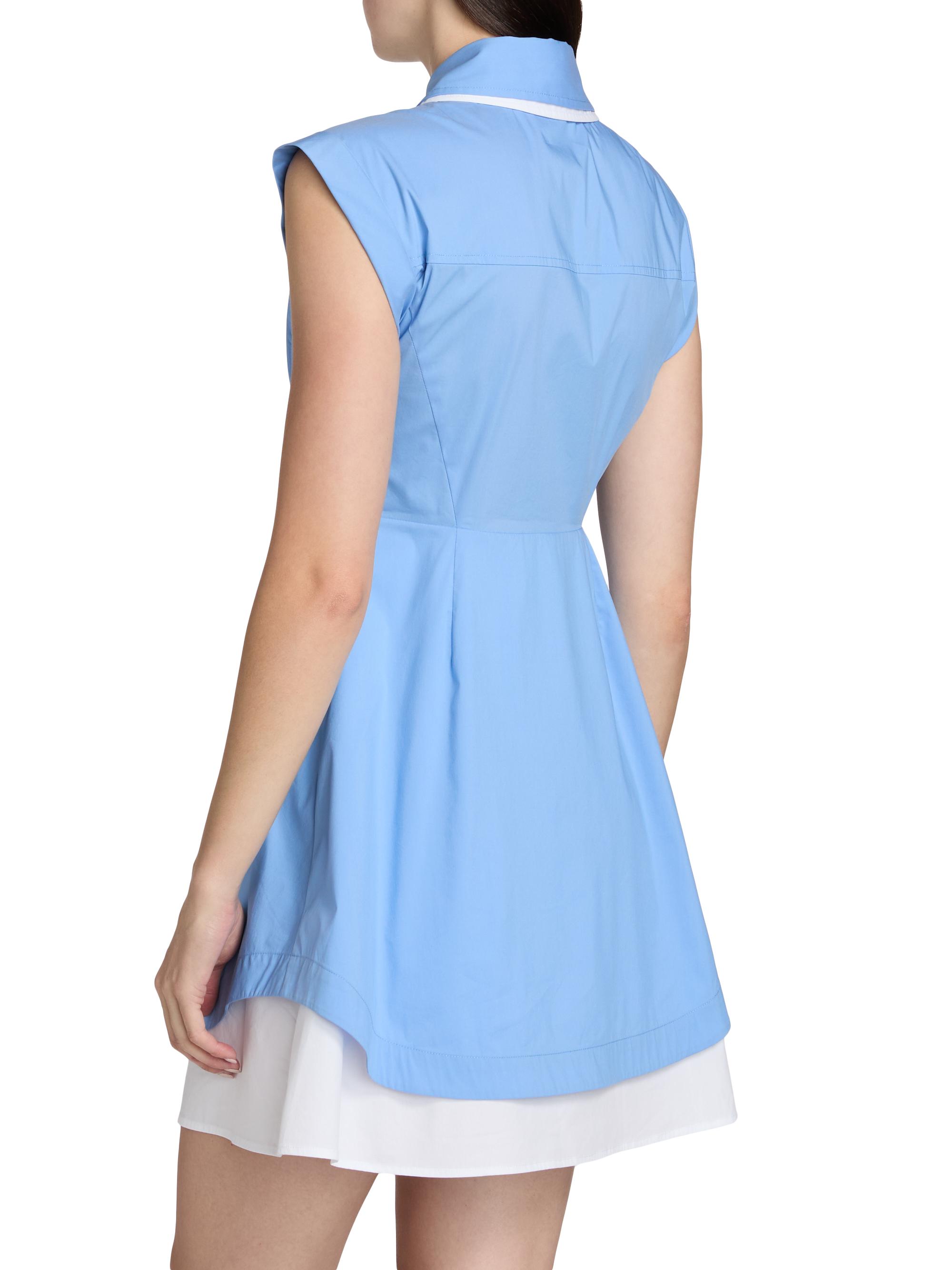 Veronica Beard Westcott Cotton-Blend Mini-Shirtdress | Saks Fifth