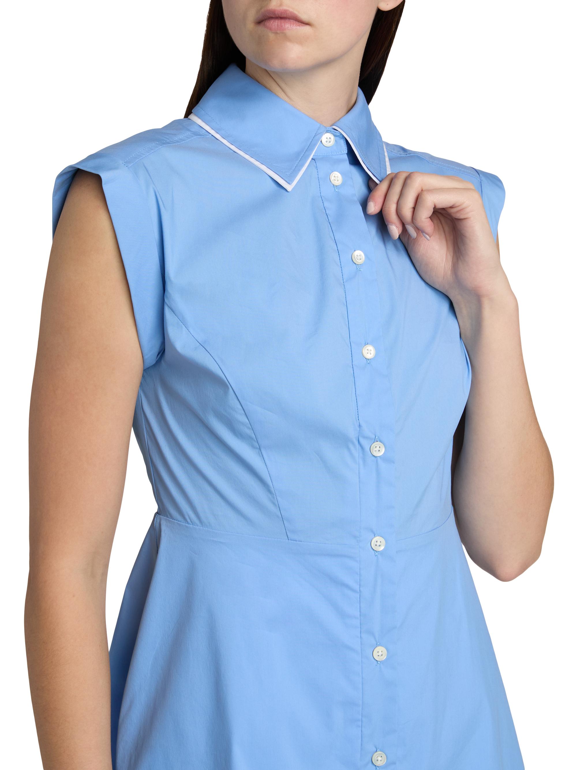 Veronica Beard Westcott Cotton-Blend Mini-Shirtdress | Saks Fifth