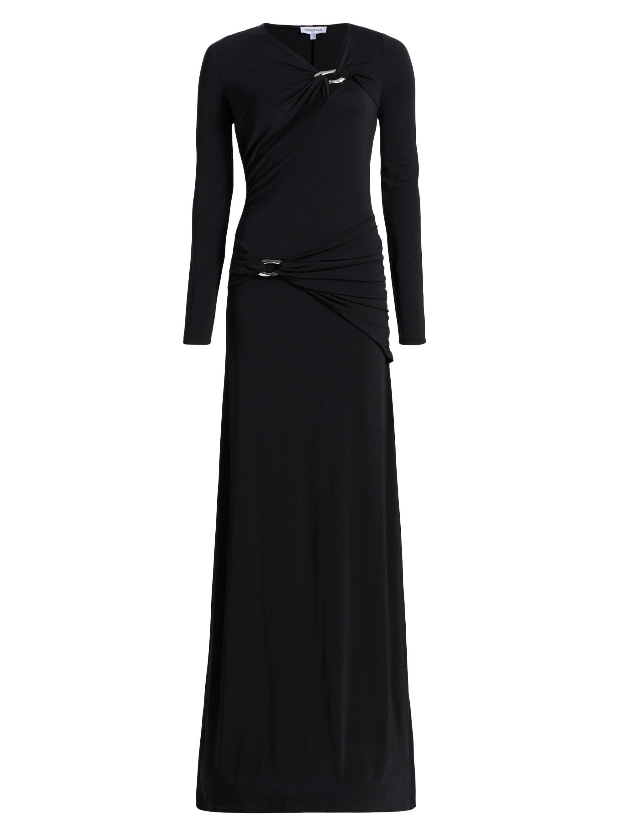 Veronica Beard Women's Viela Gathered Maxi Dress - Black