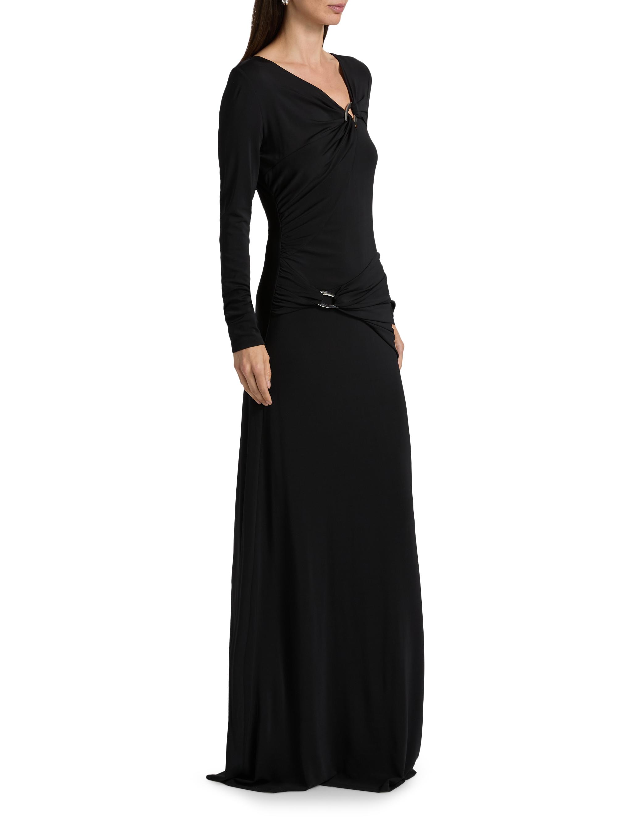 veronica beard maxi dress Izaren Halter | Cactus neck Long sleeves Lined 100% silk Dry clean Imported Veronica Beard Vernon Lace Maxi