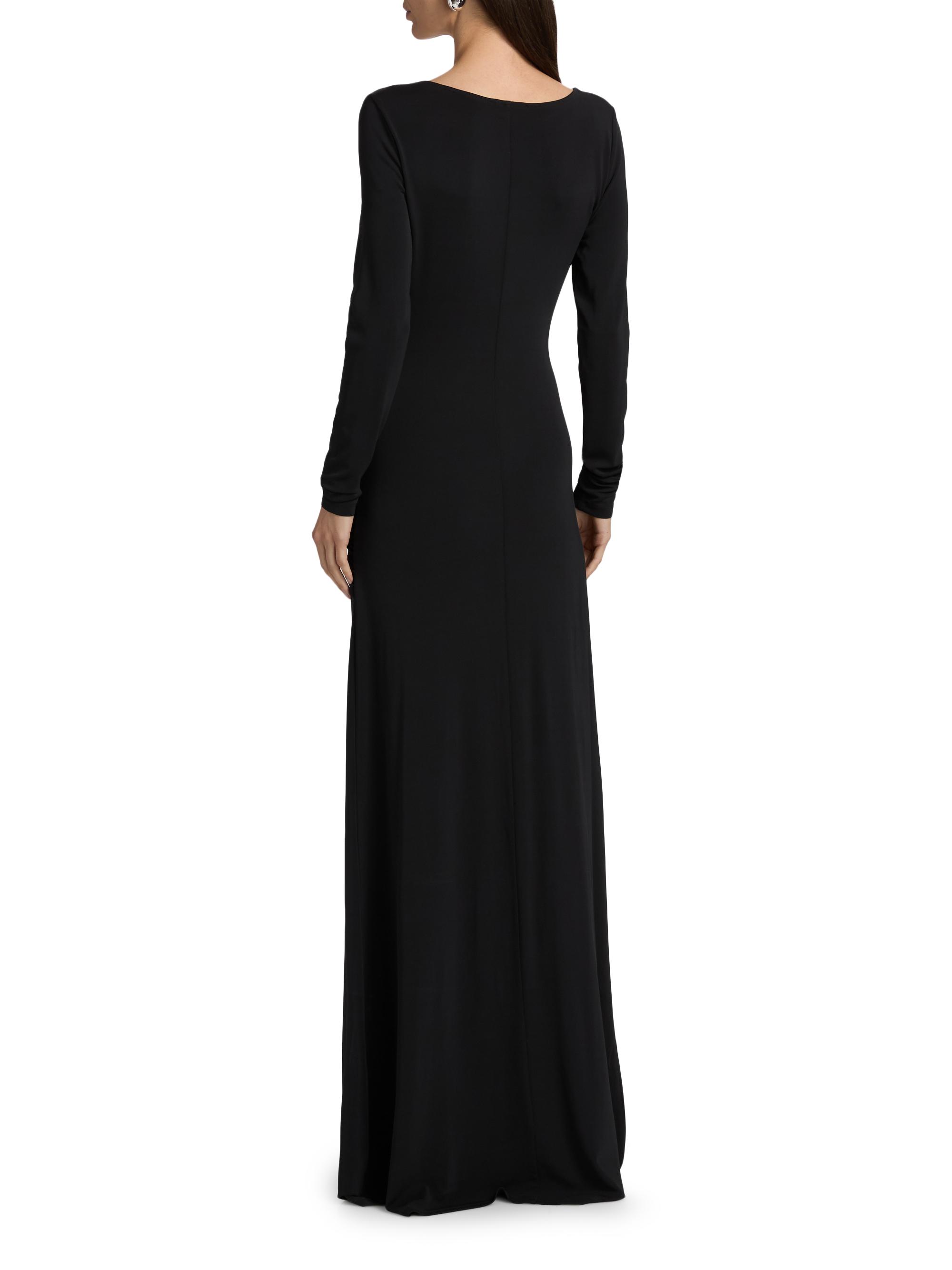 Veronica Beard Viela Long-Sleeve Maxi Dress - Black
